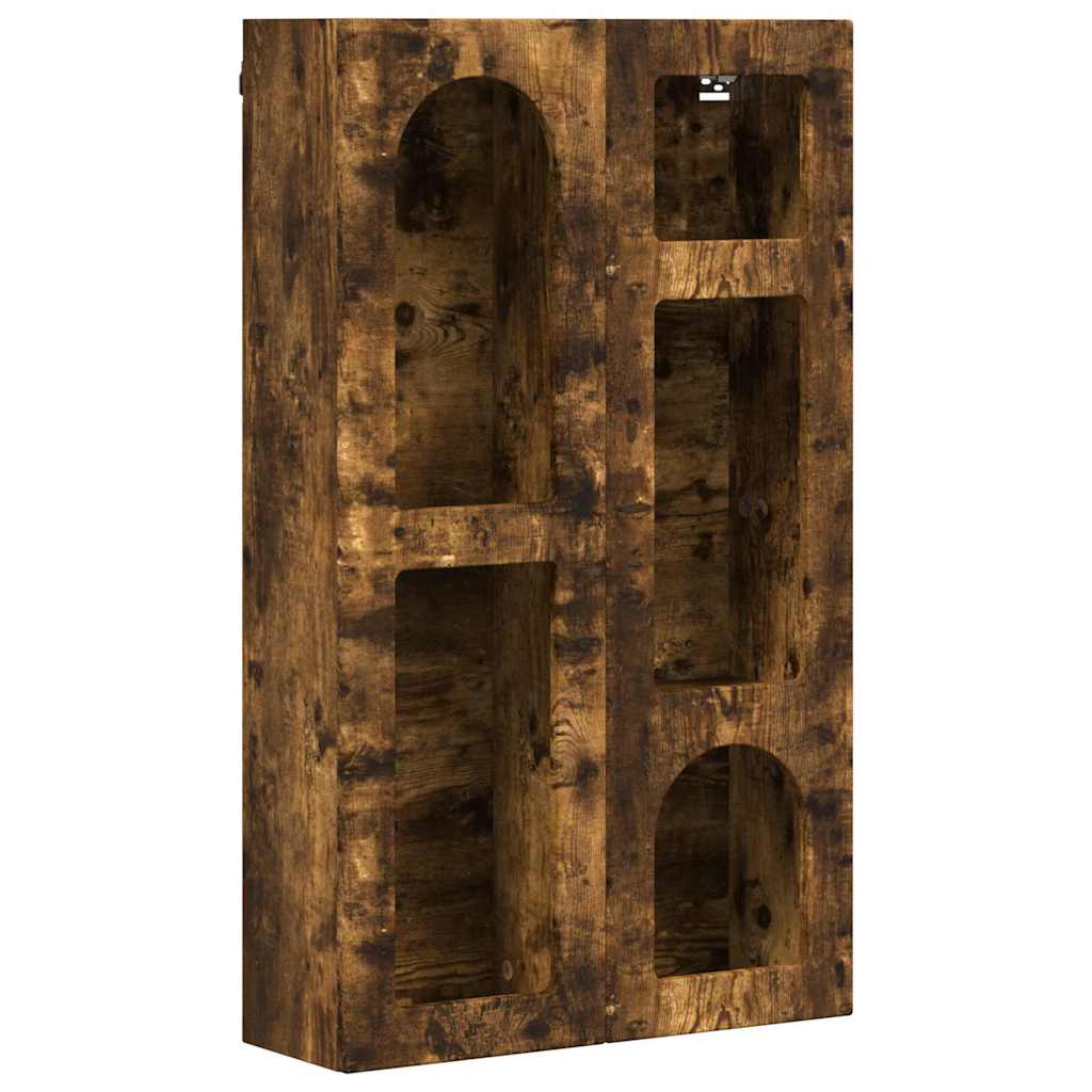 Hengende skap ELST Røkt Eik 59 x 20 x 100 cm Konstruert tre