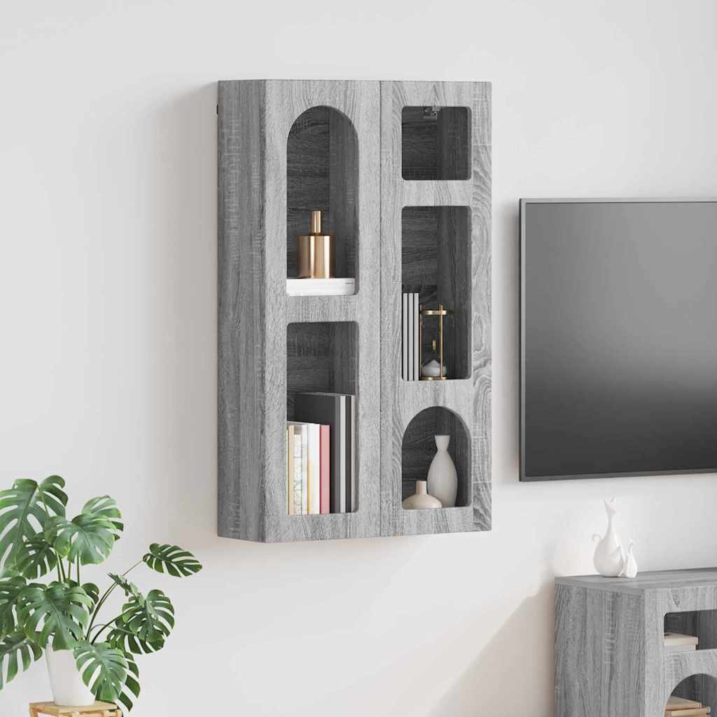 Hengende skap ELST Grå Sonoma 59 x 20 x 100 cm Konstruert tre