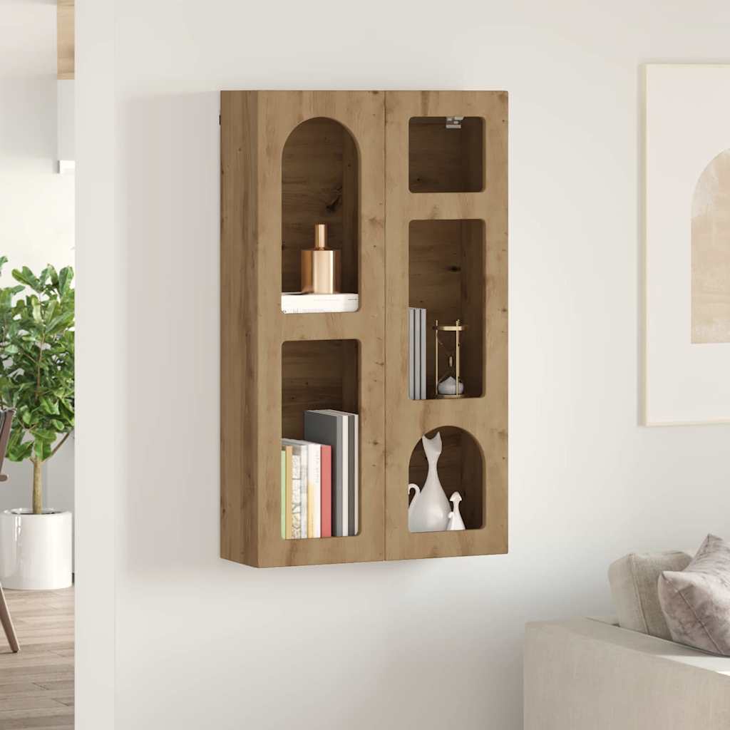 Hengende skap ELST Artisan eik 59 x 20 x 100 cm Konstruert tre