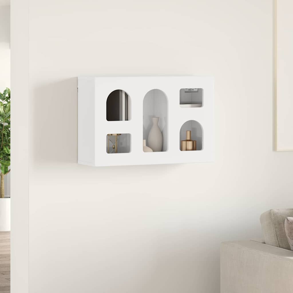Hengende skap ELST Høgglans hvit 60 x 20 x 40 cm Konstruert tre
