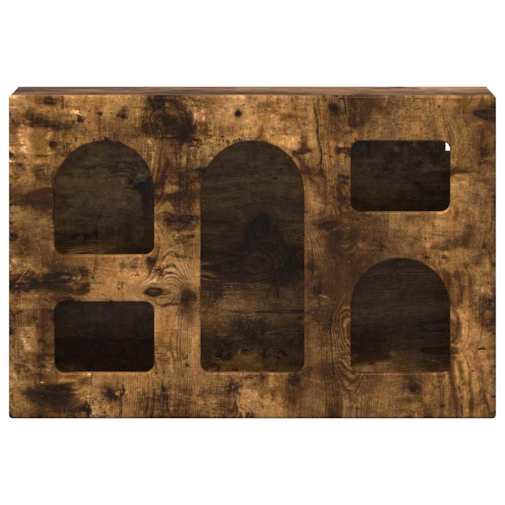 Hengende skap ELST Røkt Eik 60 x 20 x 40 cm Konstruert tre