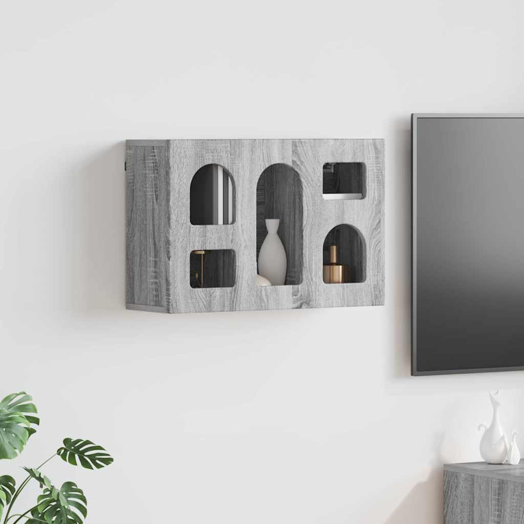 Hengende skap ELST Grå Sonoma 60 x 20 x 40 cm Konstruert tre
