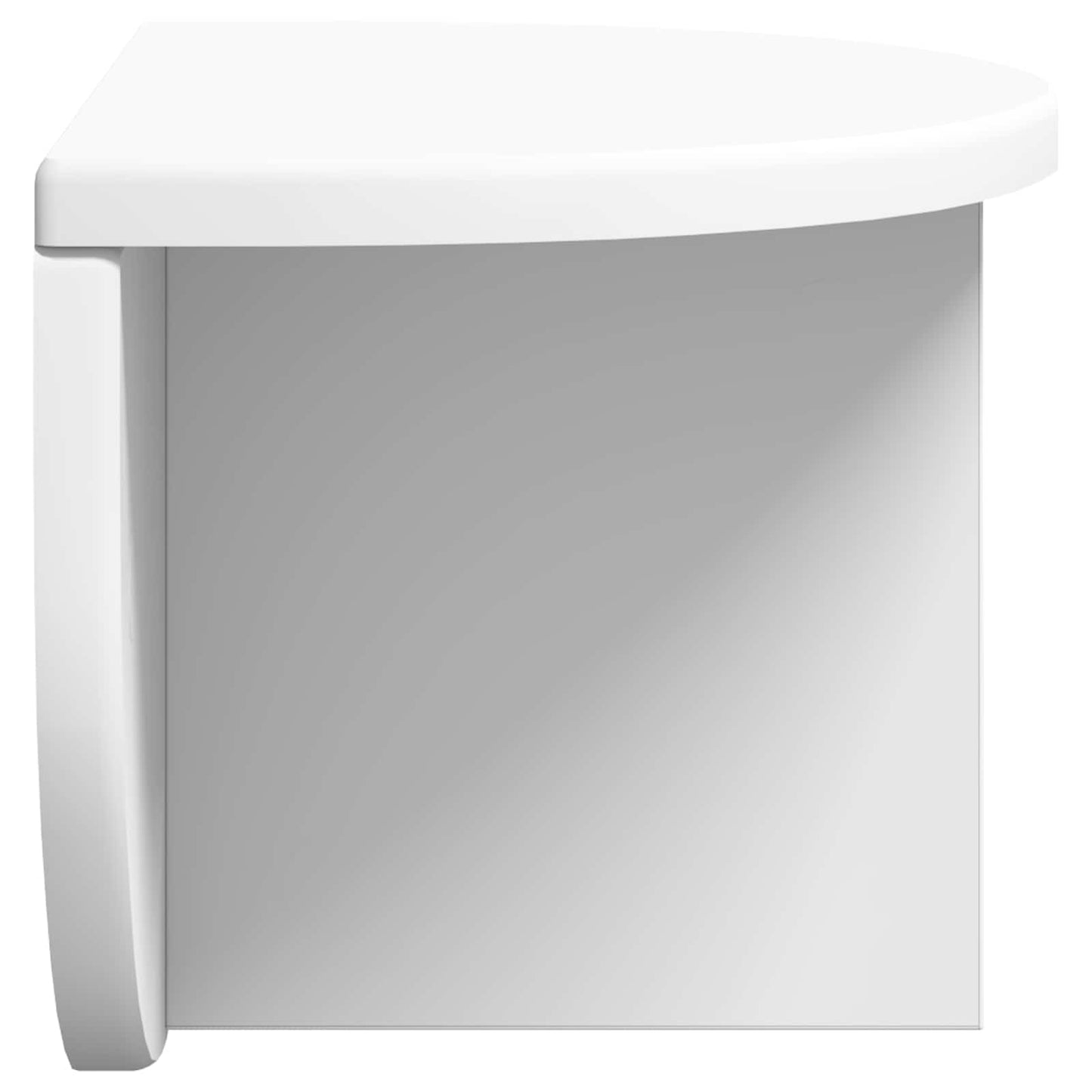 Vegghylle Veggmontert Hvit 38 x 19 x 19 cm Konstruert tre