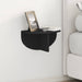 Vegghylle Veggmontert Svart 38 x 19 x 19 cm Konstruert tre