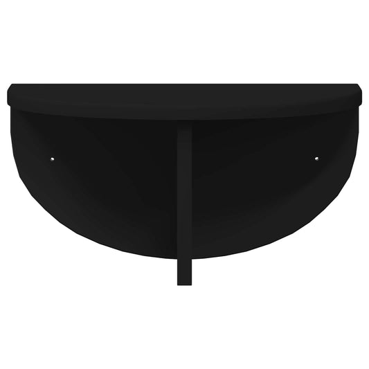 Vegghylle Veggmontert Svart 38 x 19 x 19 cm Konstruert tre