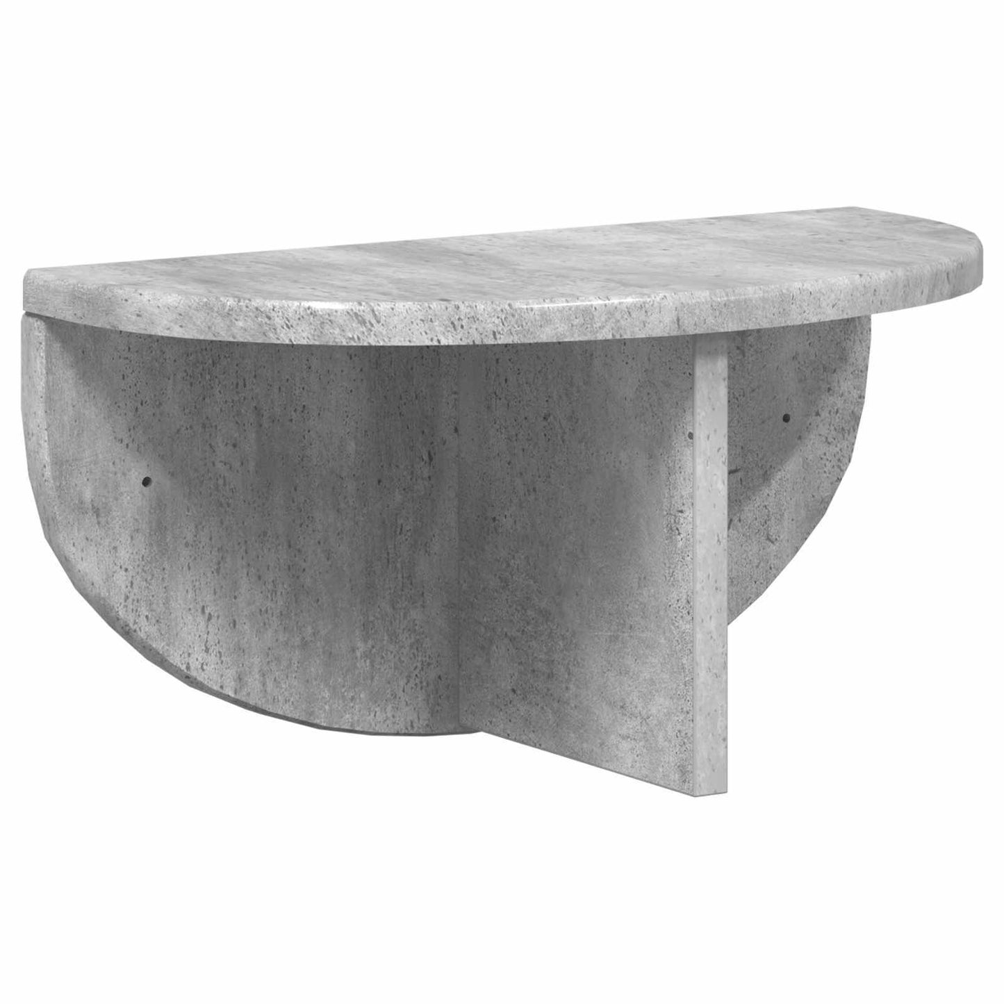 Vegghylle Veggmontert Betonggrå 38 x 19 x 19 cm Konstruert tre