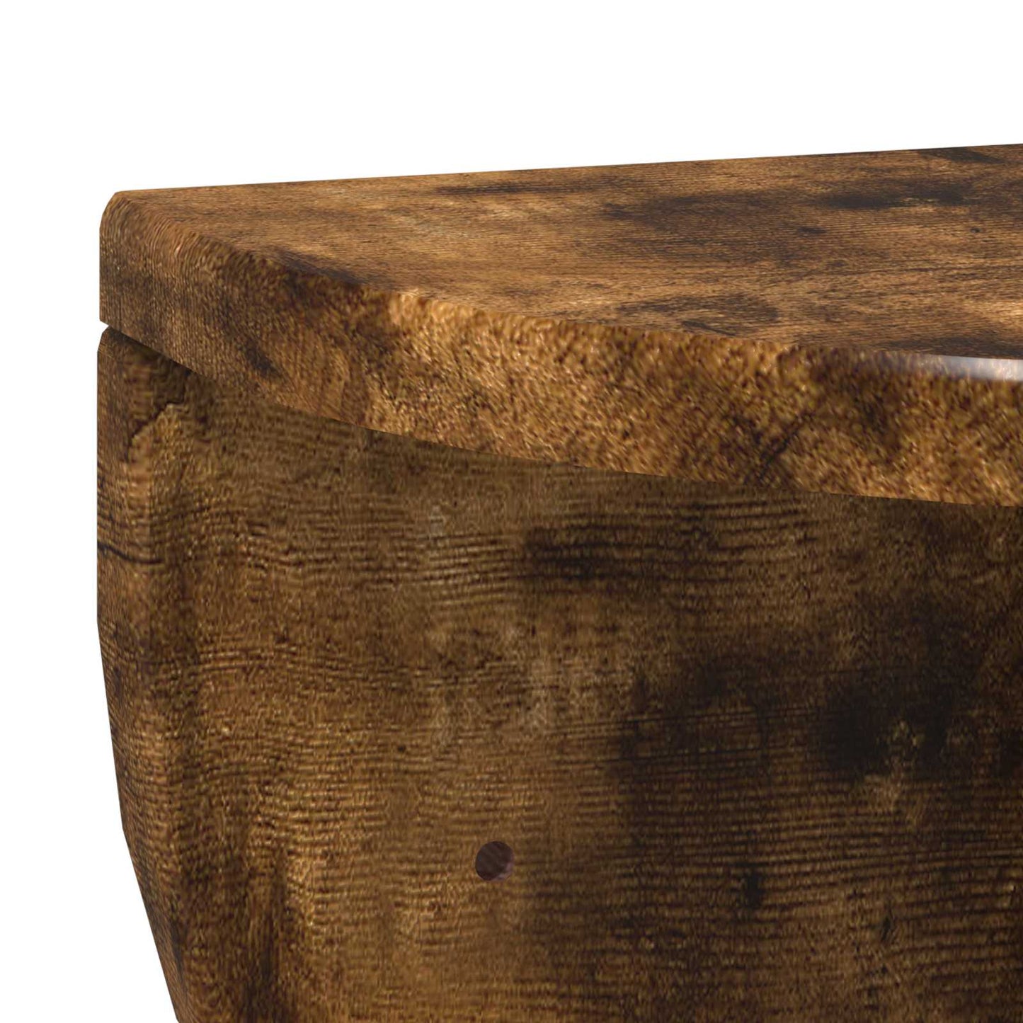 Vegghylle Veggmontert Røkt eik 38 x 19 x 19 cm Konstruert tre