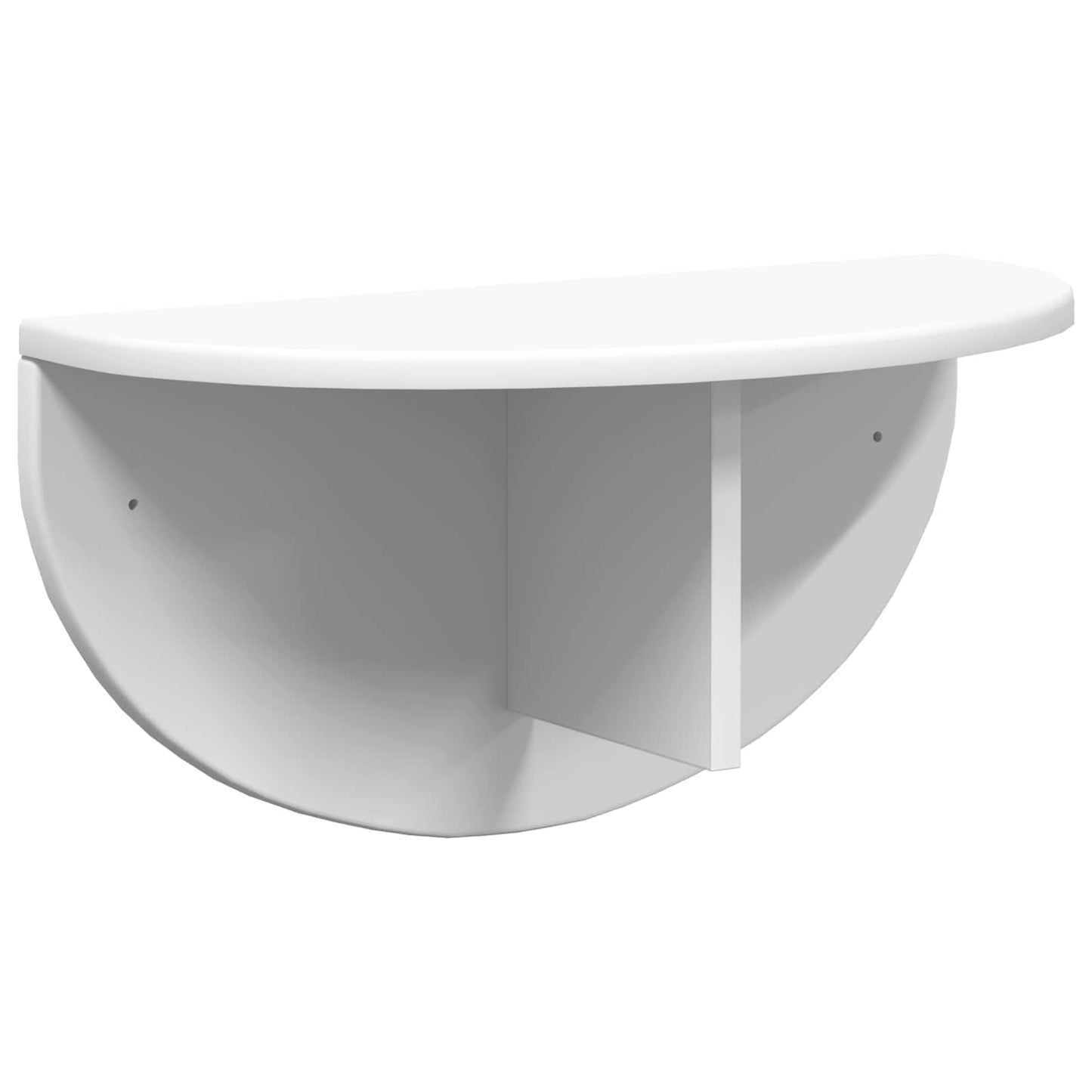 Vegghylle Veggmontert Hvit 48 x 24 x 24 cm Konstruert tre