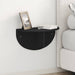 Vegghylle Veggmontert Svart 48 x 24 x 24 cm Konstruert tre