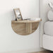 Vegghylle Veggmontert Sonoma eik 48 x 24 x 24 cm Konstruert tre