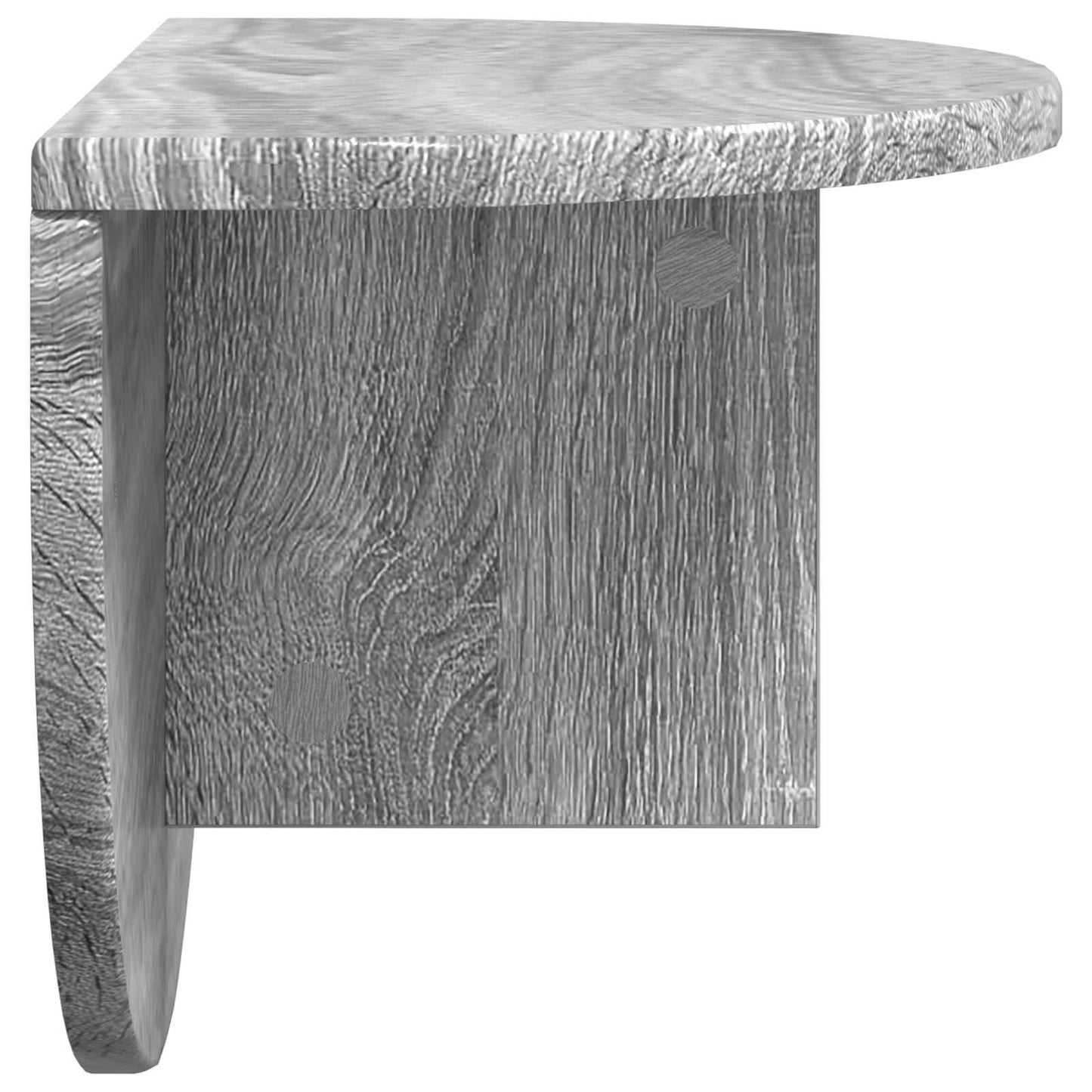 Vegghylle Veggmontert Grå Sonoma 48 x 24 x 24 cm Konstruert tre