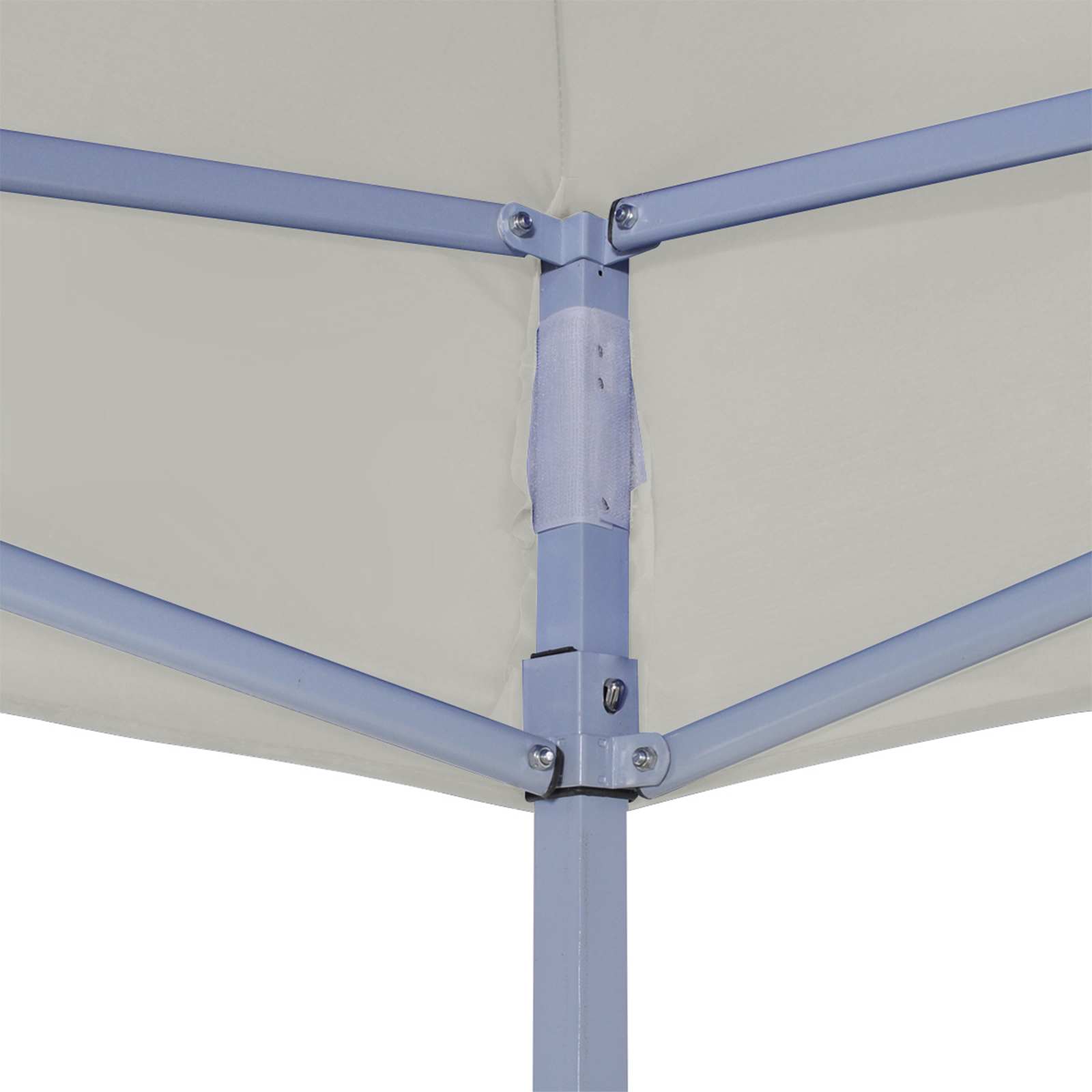 Partytelt Krem 200 x 200 x 315 cm Oxford Stoff vidaXL