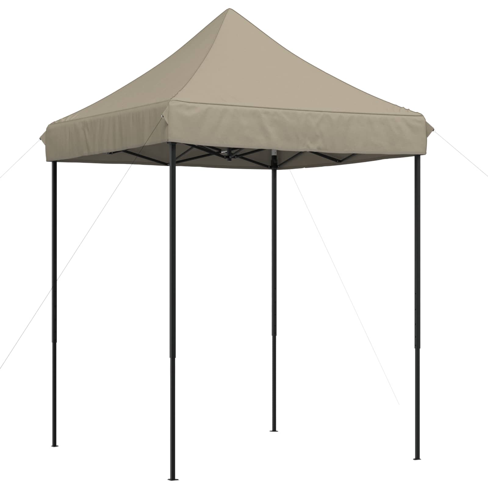 Partytelt Gråbrun 200 x 200 x 306 cm Oxford Stoff vidaXL