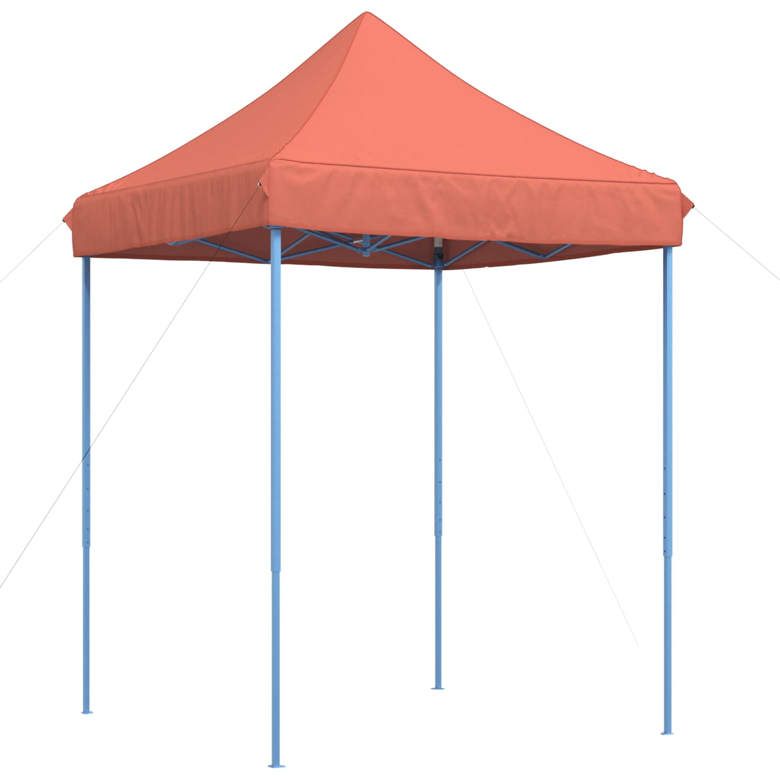 Partytelt Terrakotta 200 x 200 x 306 cm Oxford Stoff vidaXL