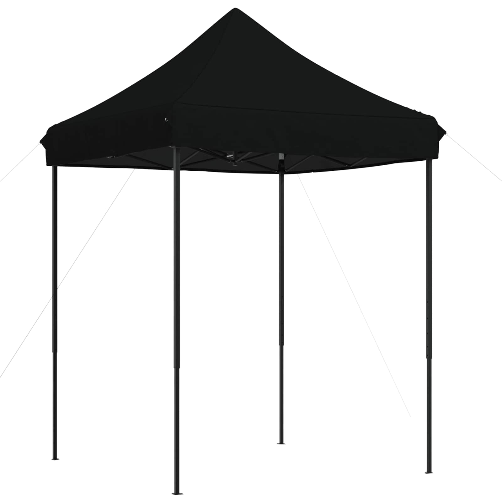 Partytelt Svart 200 x 200 x 306 cm Oxford Stoff vidaXL