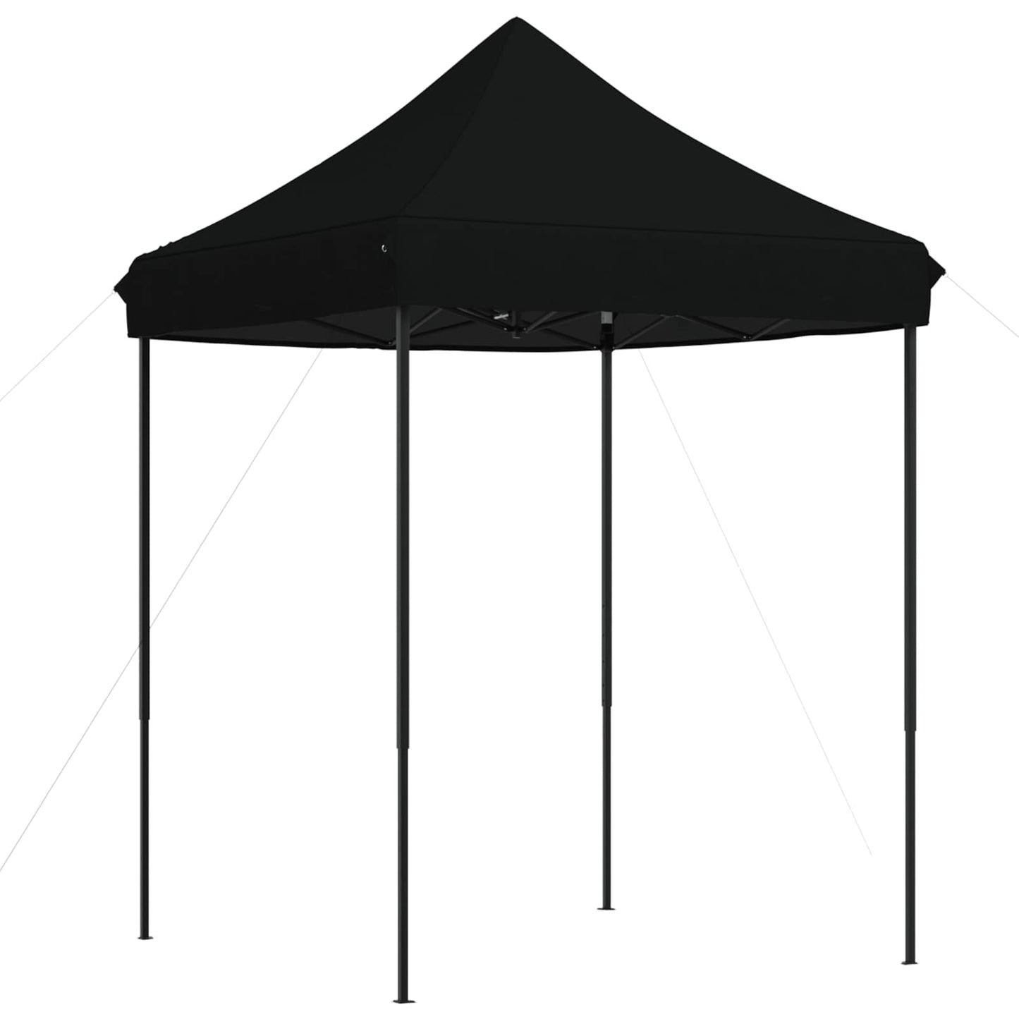 Partytelt Svart 200 x 200 x 306 cm Oxford Stoff vidaXL