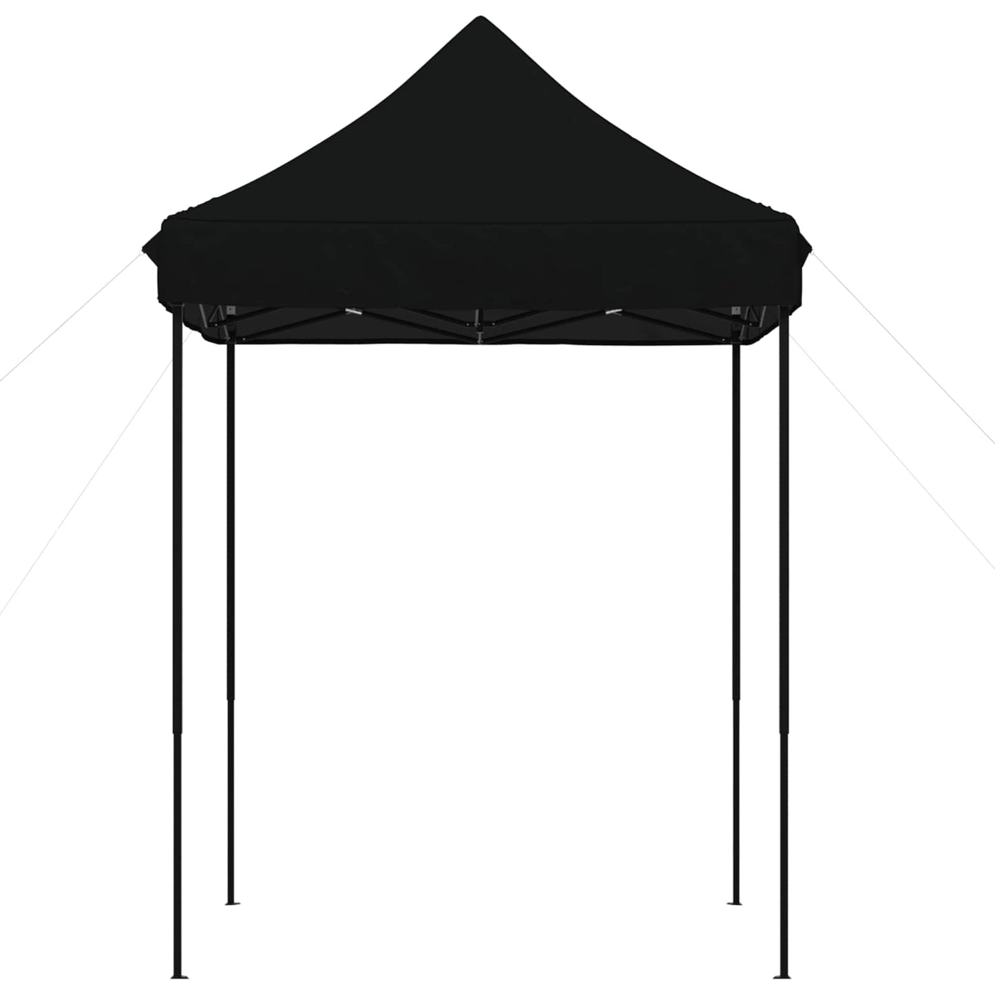 Partytelt Svart 200 x 200 x 306 cm Oxford Stoff vidaXL