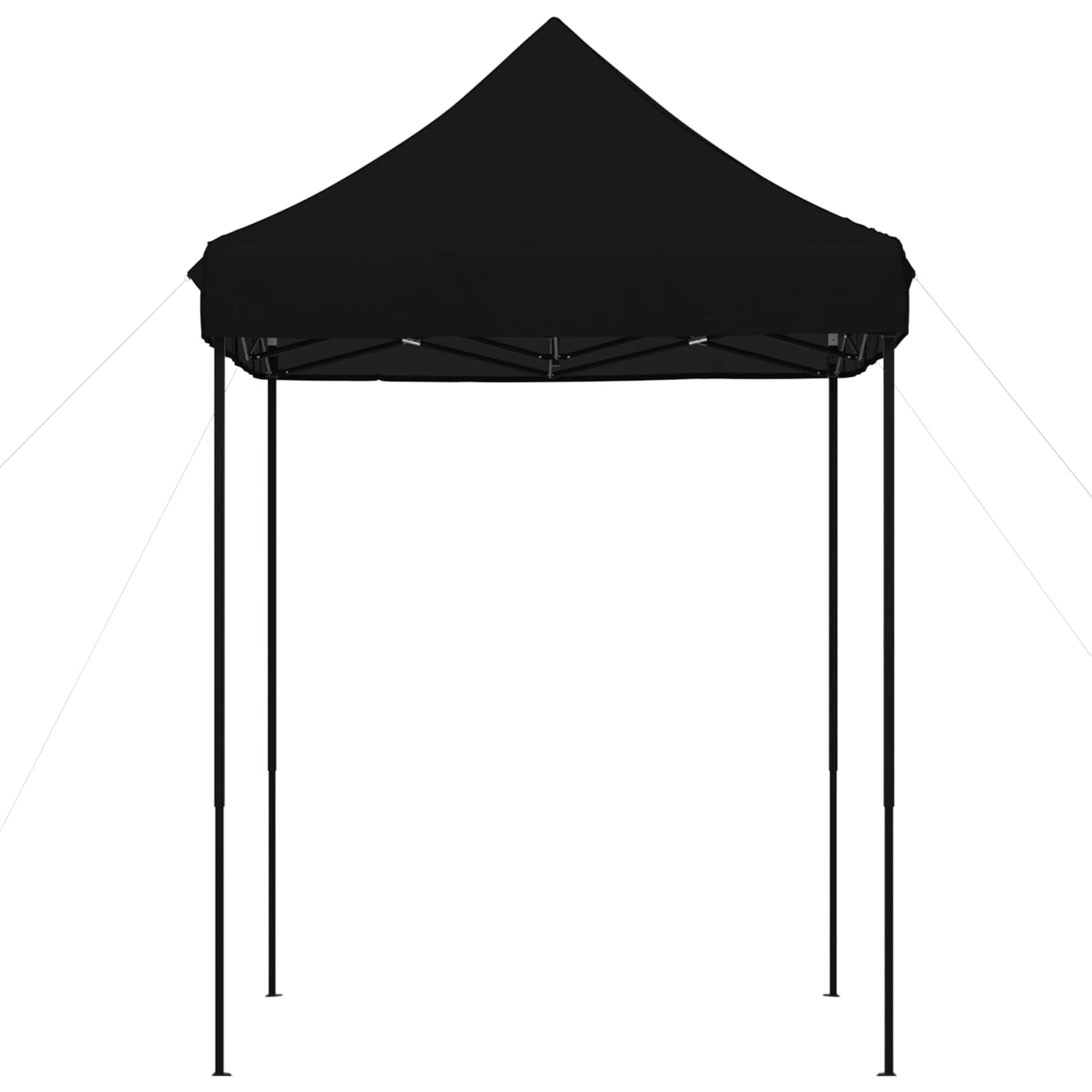 Partytelt Svart 200 x 200 x 306 cm Oxford Stoff vidaXL
