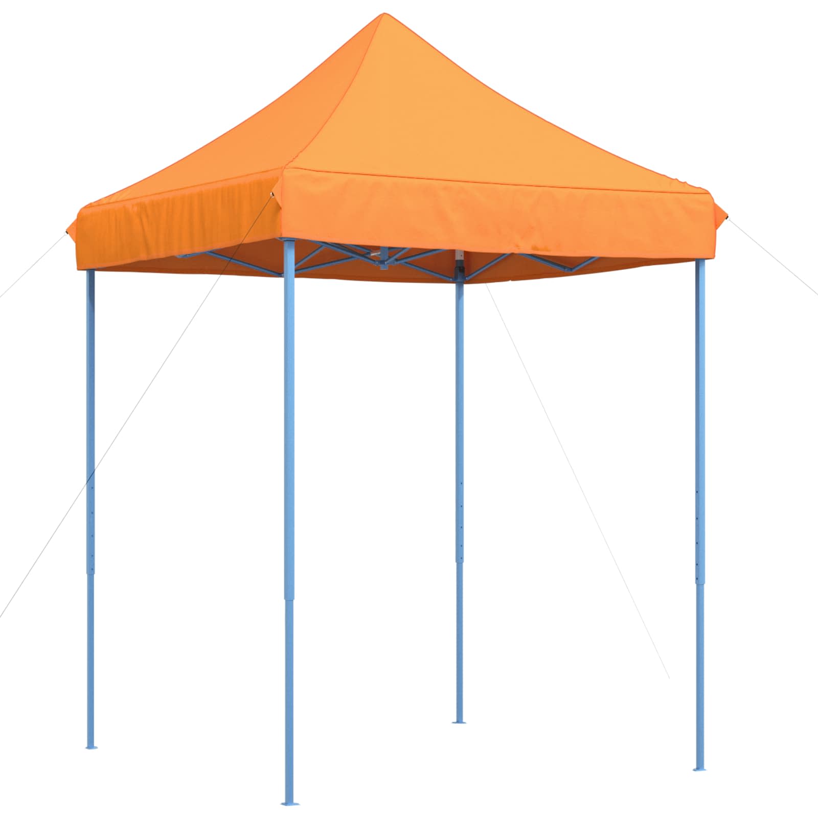 Partytelt Oransje 200 x 200 x 306 cm Oxford Stoff vidaXL
