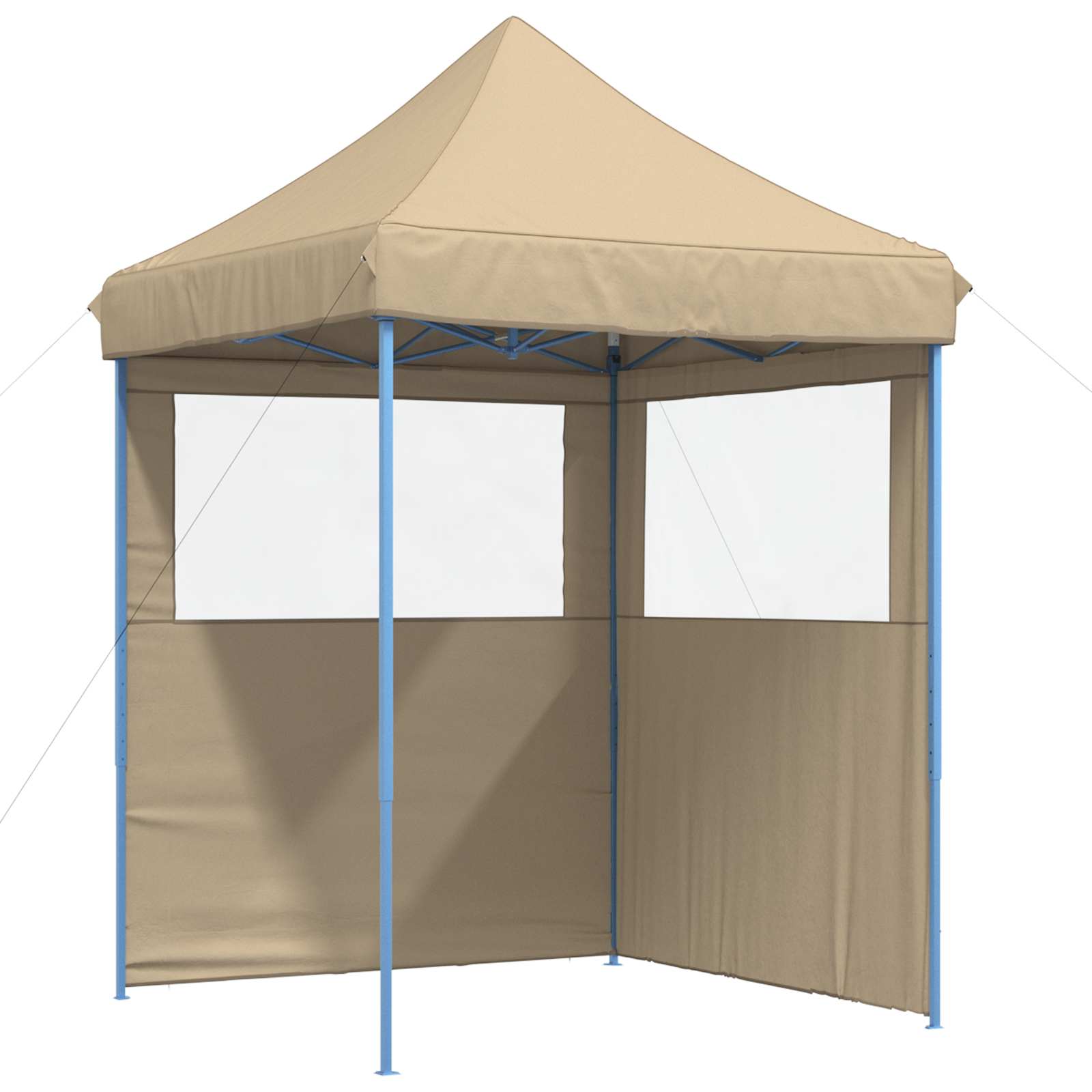 Partytelt Beige 200 x 200 x 306 cm Oxford Stoff vidaXL
