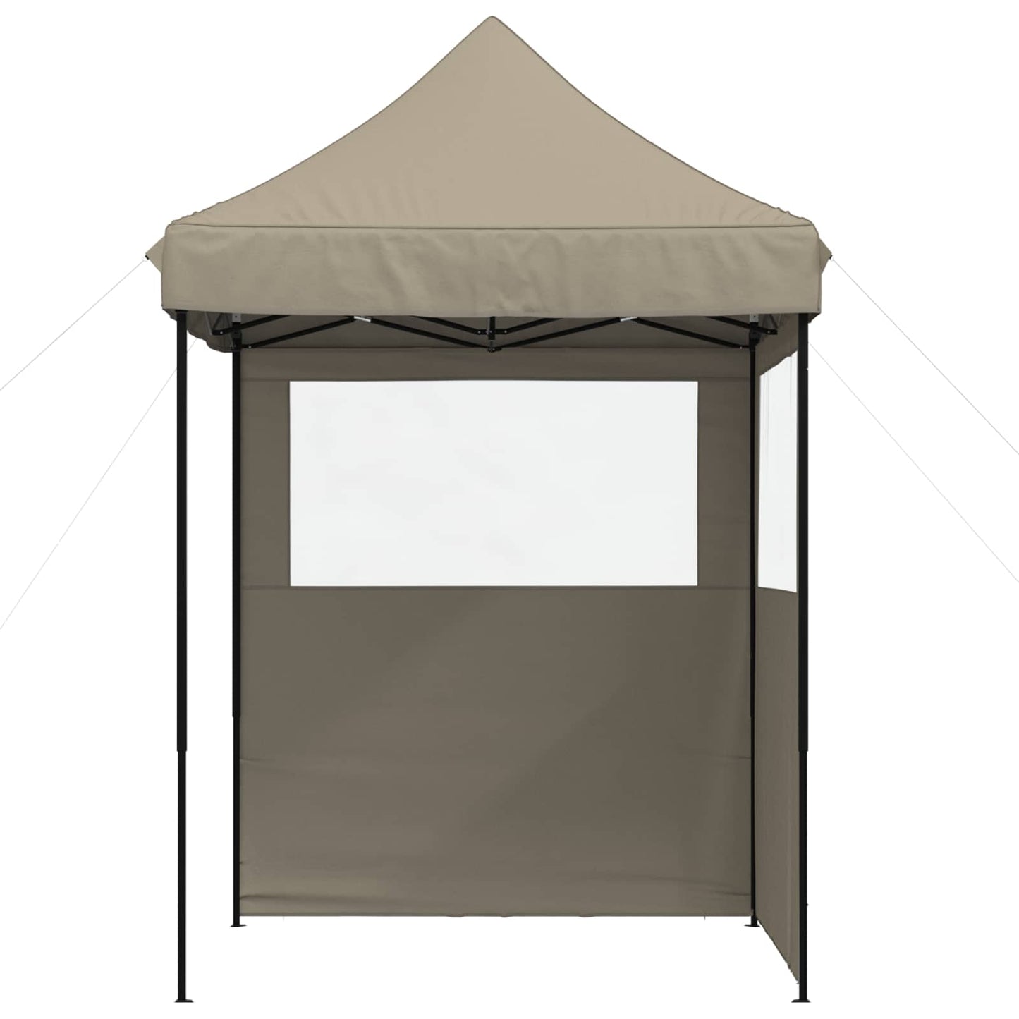 Partytelt Gråbrun 200 x 200 x 306 cm Oxford Stoff vidaXL