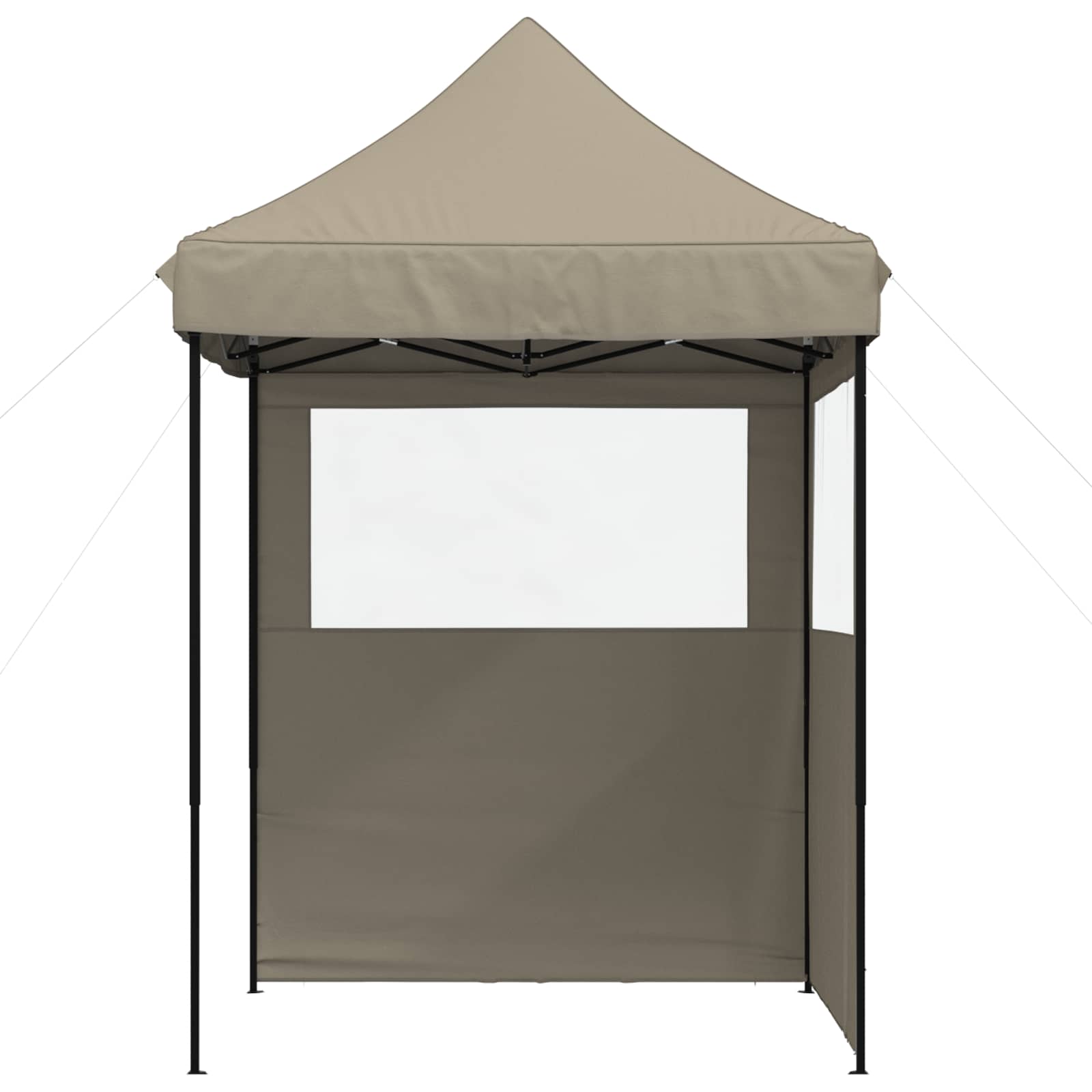 Partytelt Gråbrun 200 x 200 x 306 cm Oxford Stoff vidaXL