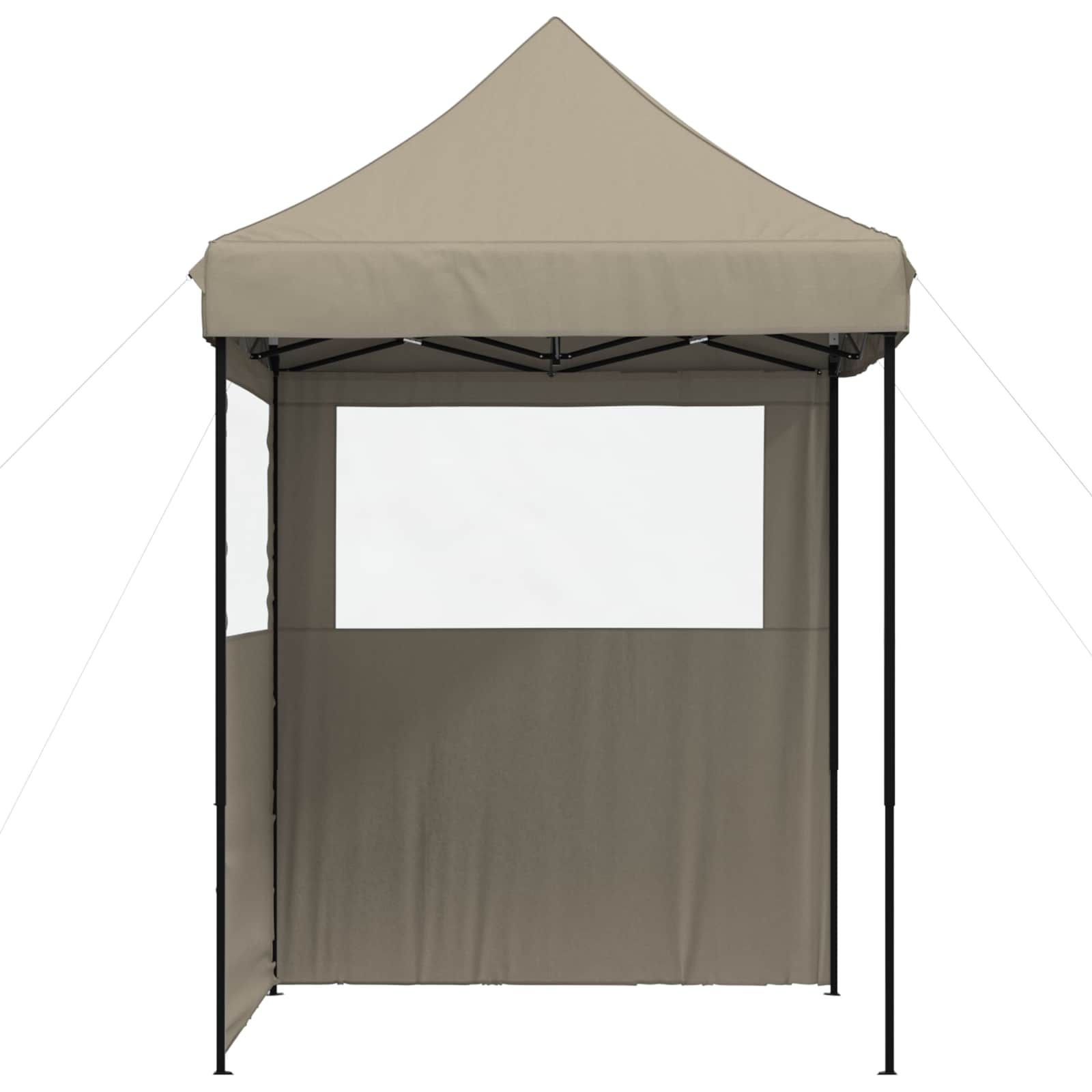 Partytelt Gråbrun 200 x 200 x 306 cm Oxford Stoff vidaXL