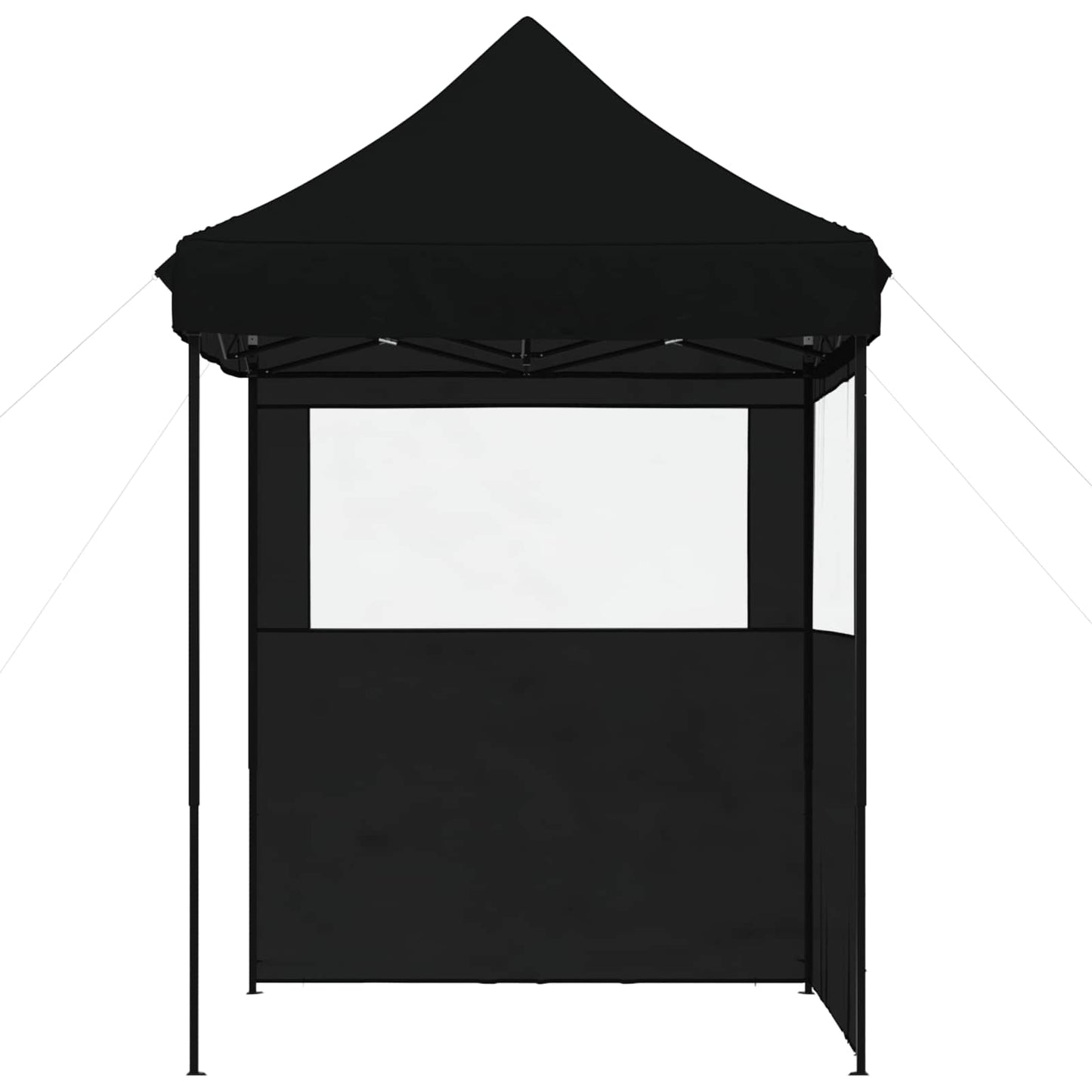 Partytelt Svart 200 x 200 x 306 cm Oxford Stoff vidaXL
