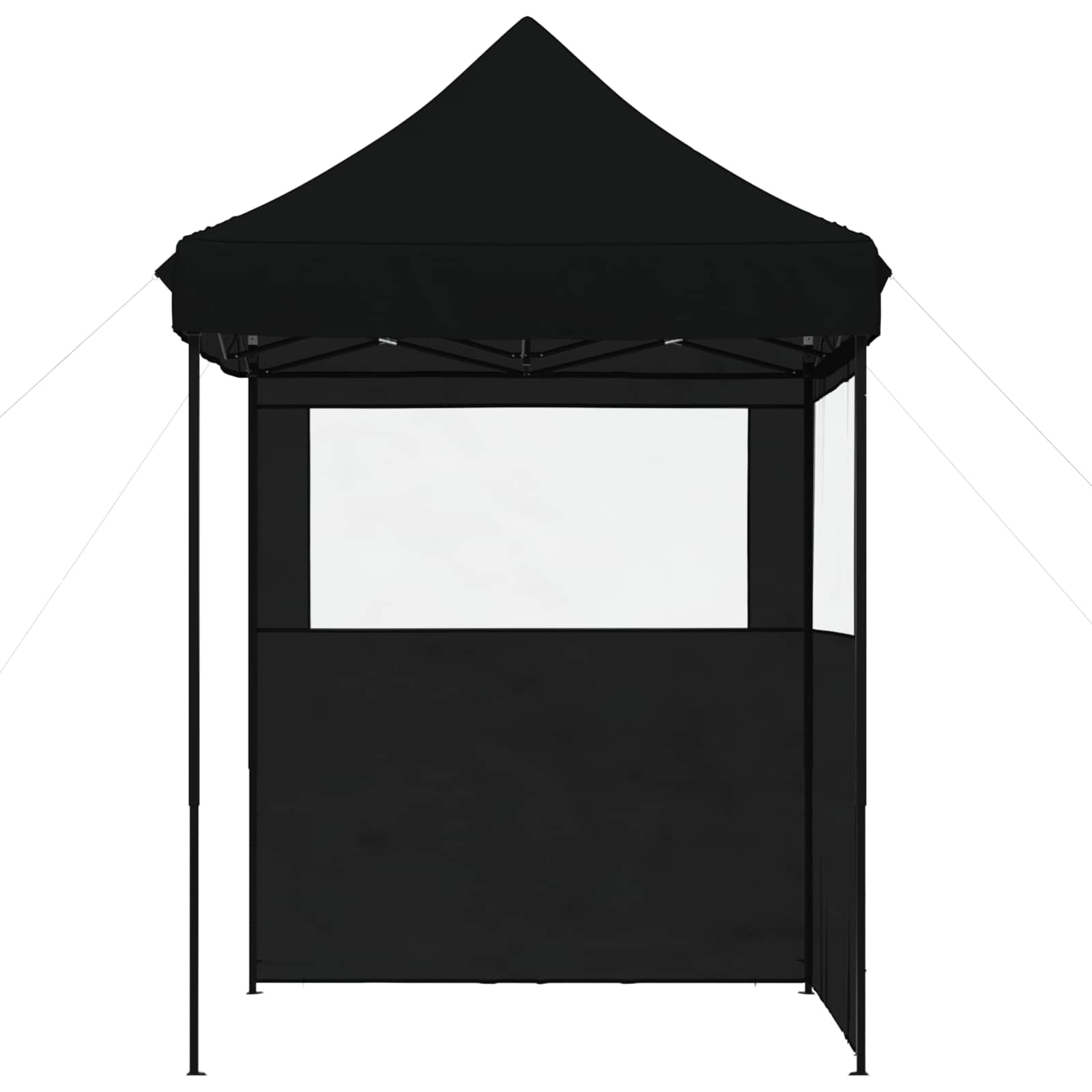 Partytelt Svart 200 x 200 x 306 cm Oxford Stoff vidaXL