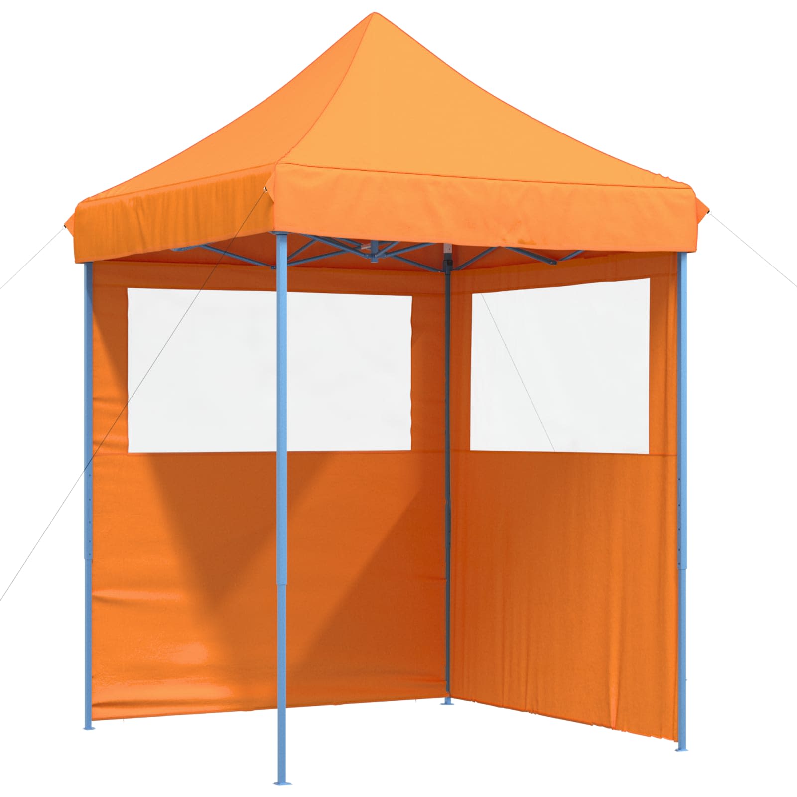 Partytelt Oransje 200 x 200 x 306 cm Oxford Stoff vidaXL
