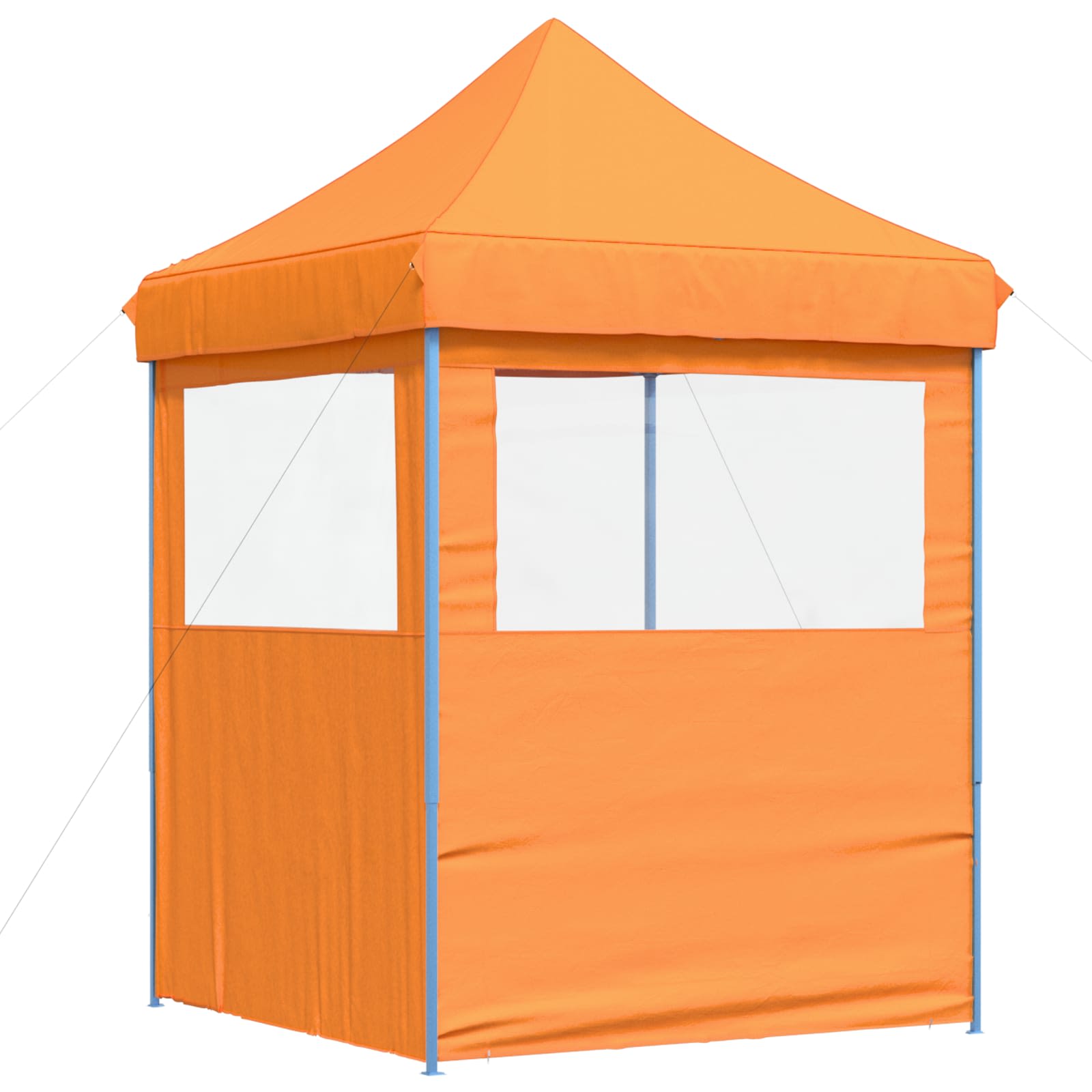 Partytelt Oransje 200 x 200 x 306 cm Oxford Stoff vidaXL