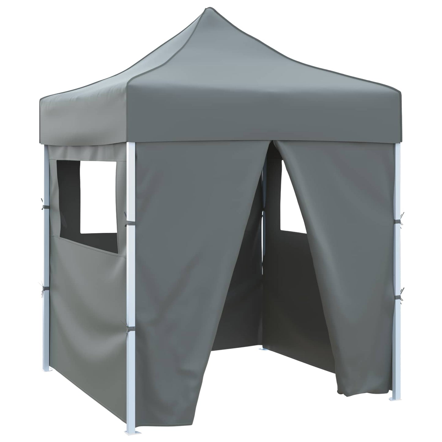 Partytelt Antrasitt 200 x 200 x 315 cm Oxford Stoff vidaXL