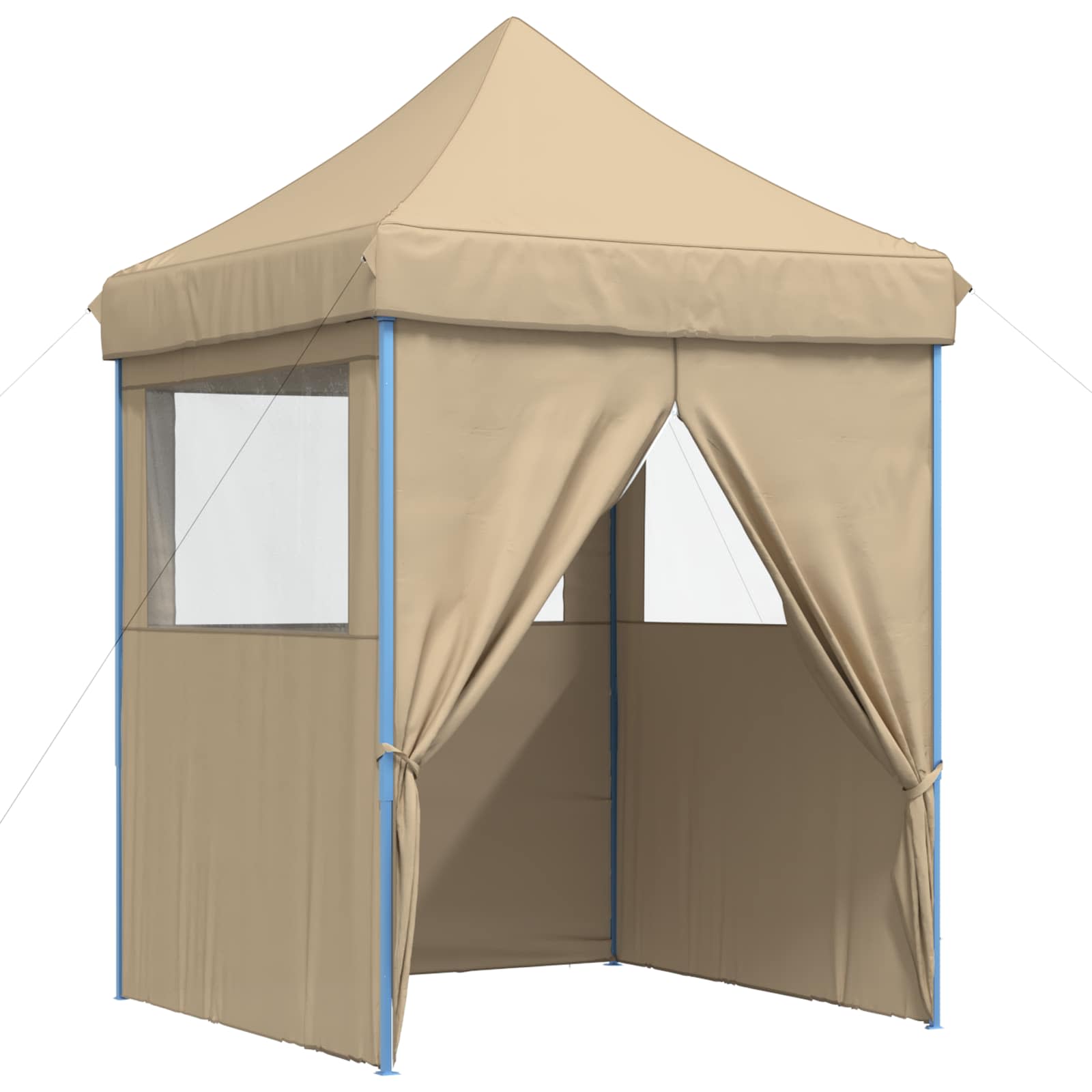 Partytelt Beige 200 x 200 x 306 cm Oxford Stoff vidaXL
