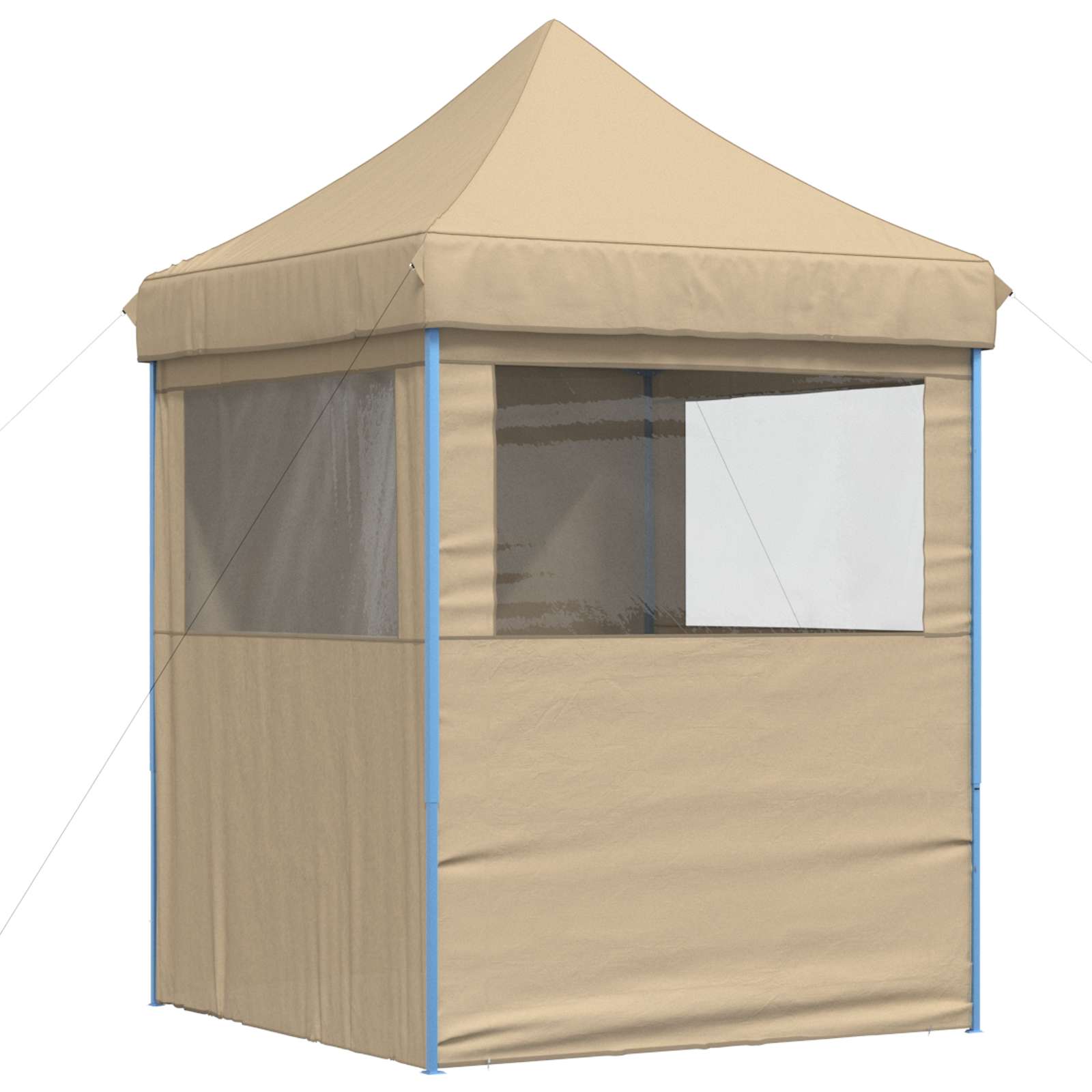 Partytelt Beige 200 x 200 x 306 cm Oxford Stoff vidaXL