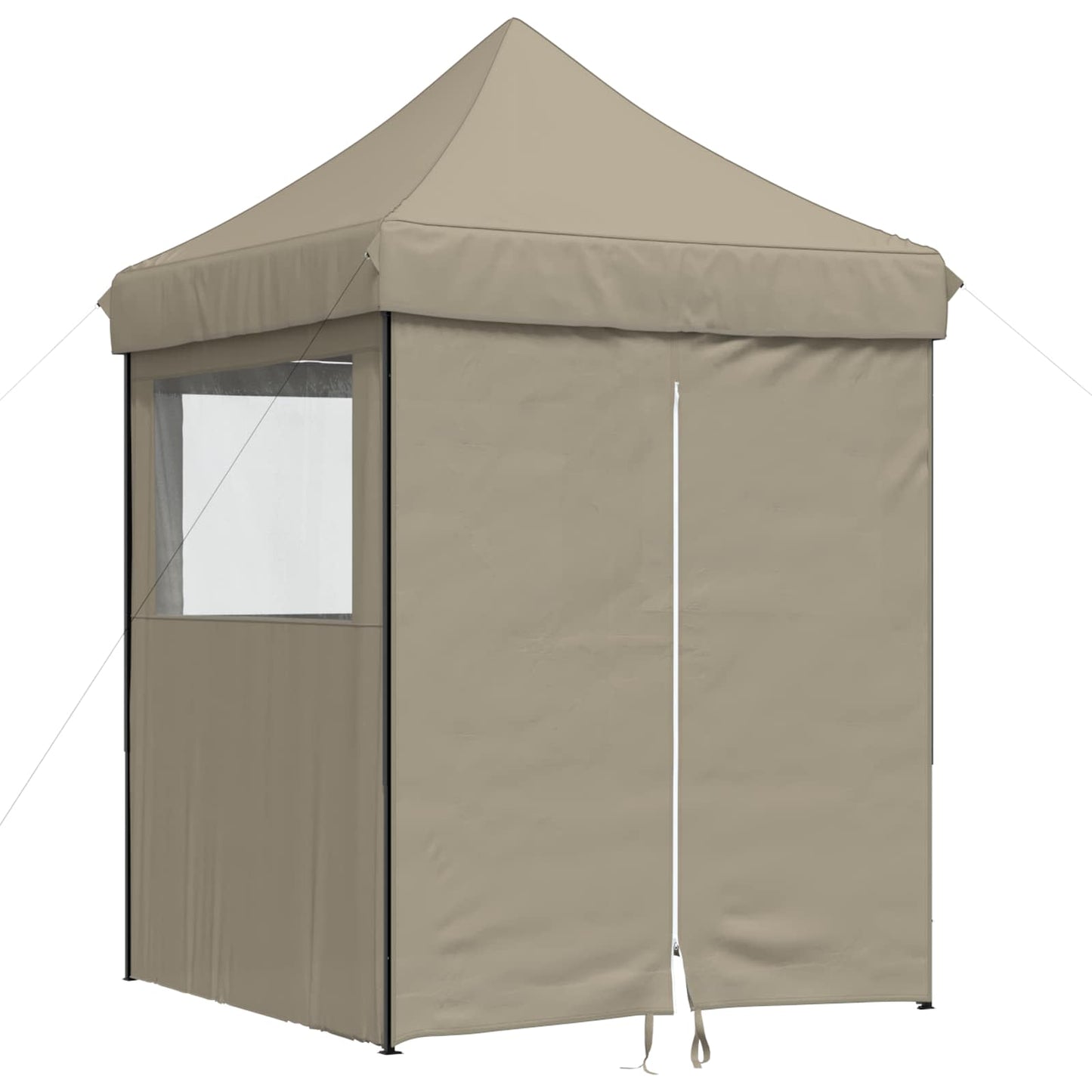 Partytelt Gråbrun 200 x 200 x 306 cm Oxford Stoff vidaXL