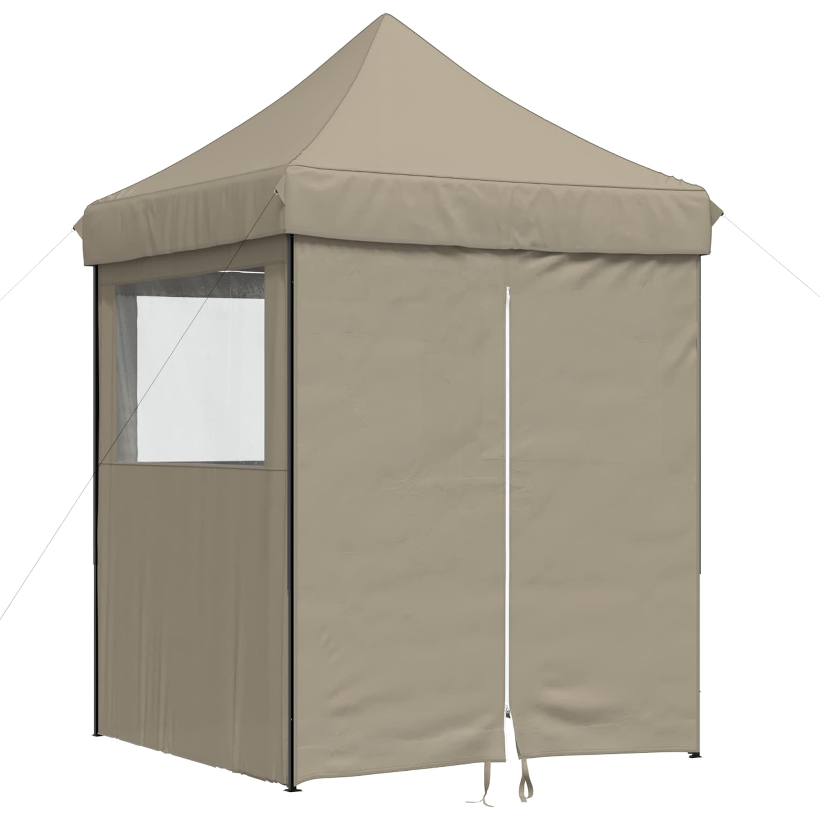 Partytelt Gråbrun 200 x 200 x 306 cm Oxford Stoff vidaXL