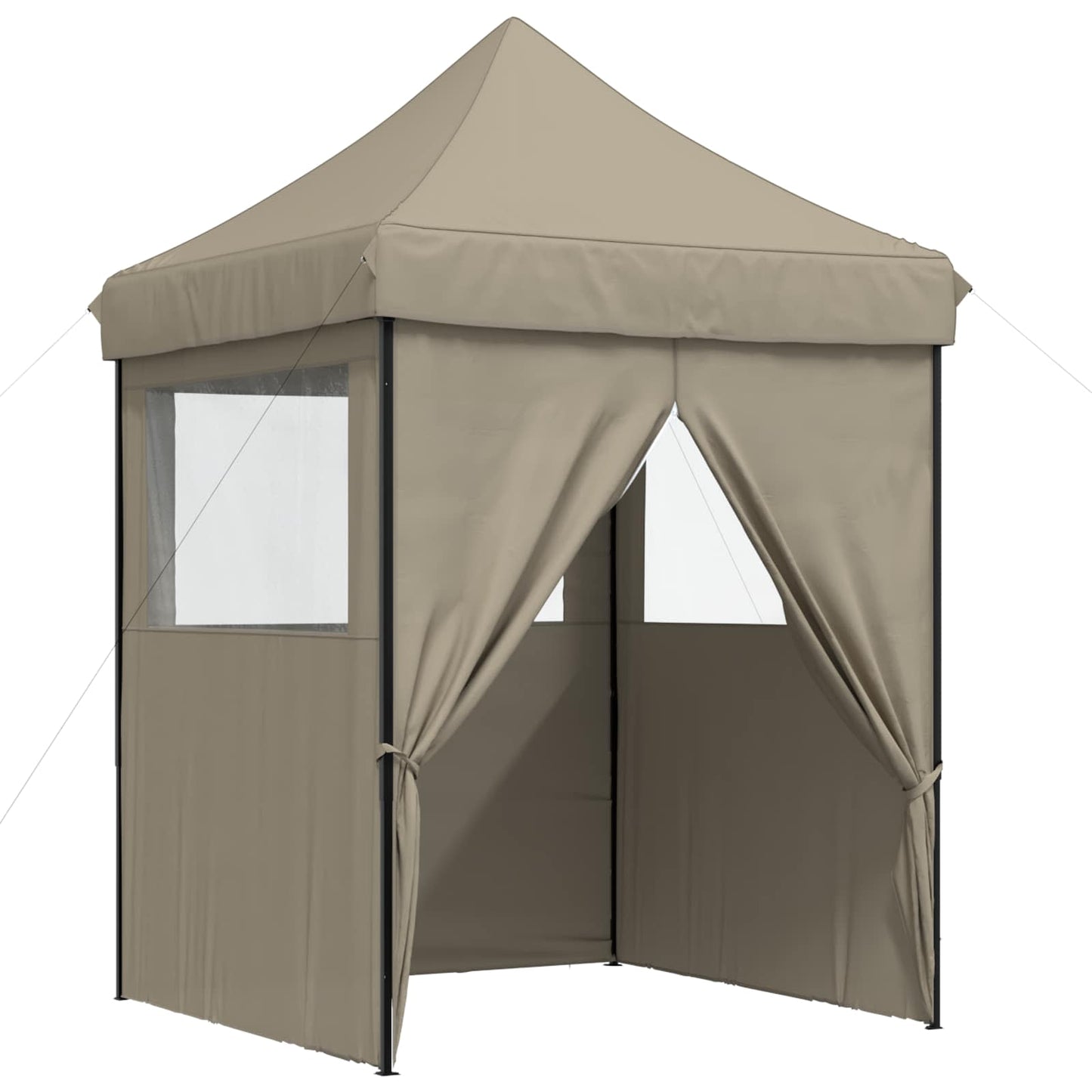 Partytelt Gråbrun 200 x 200 x 306 cm Oxford Stoff vidaXL