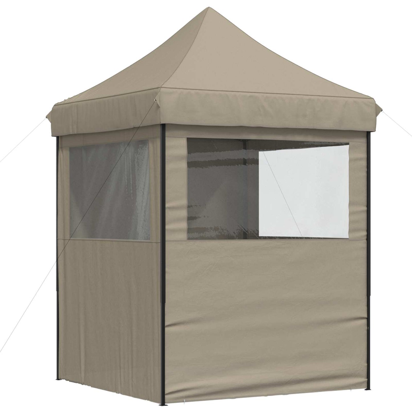 Partytelt Gråbrun 200 x 200 x 306 cm Oxford Stoff vidaXL