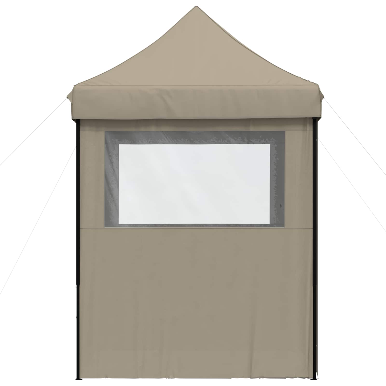 Partytelt Gråbrun 200 x 200 x 306 cm Oxford Stoff vidaXL