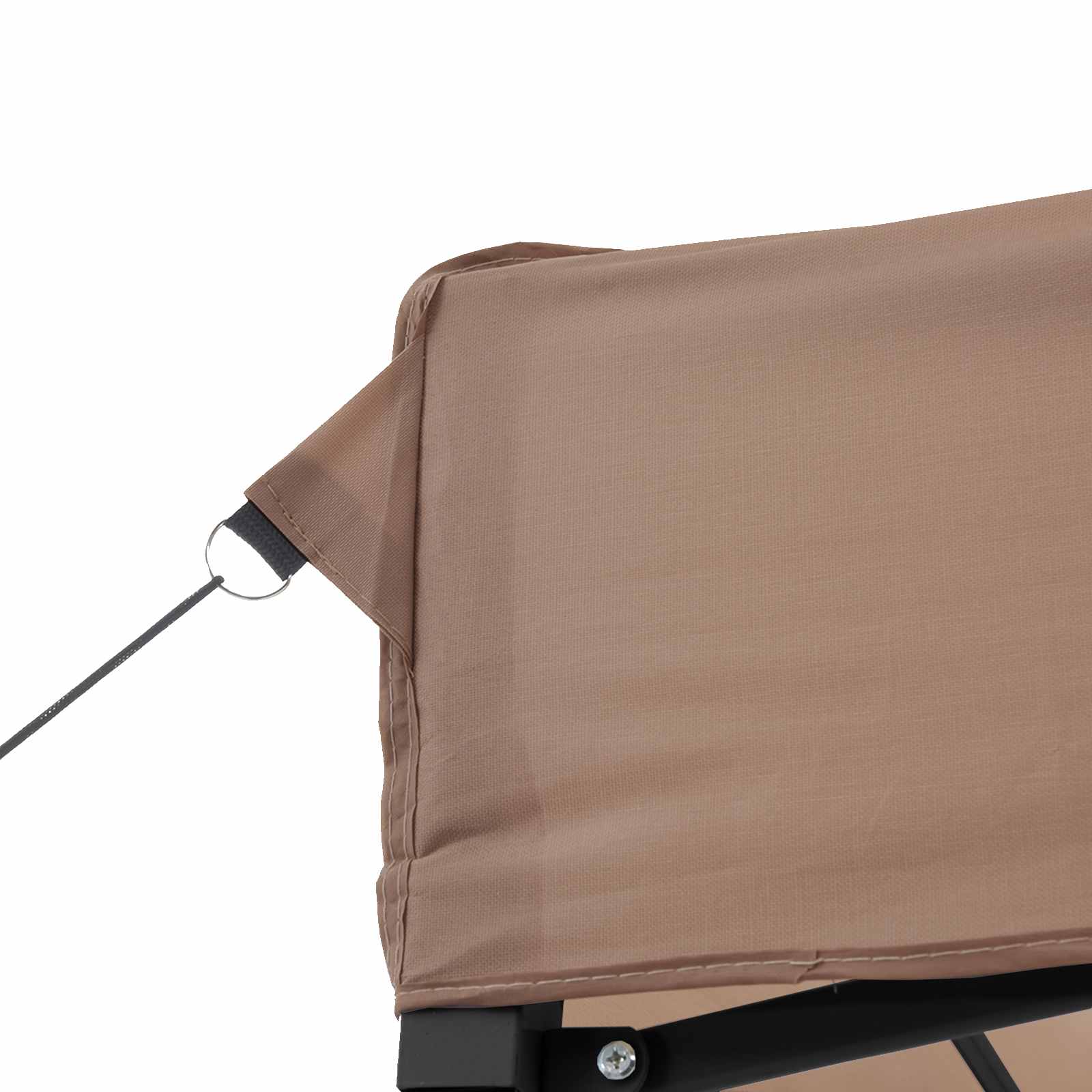 Partytelt Brun 200 x 200 x 306 cm Oxford Stoff vidaXL