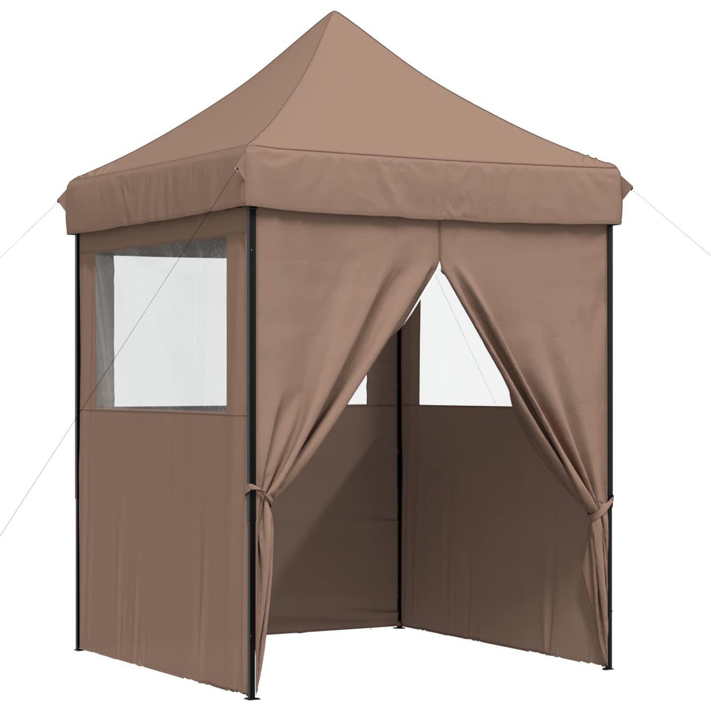 Partytelt Brun 200 x 200 x 306 cm Oxford Stoff vidaXL