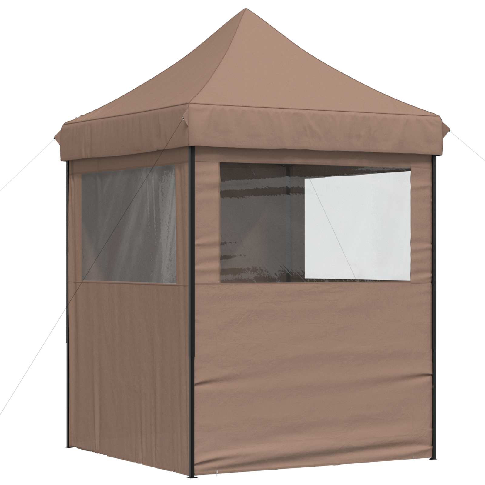 Partytelt Brun 200 x 200 x 306 cm Oxford Stoff vidaXL