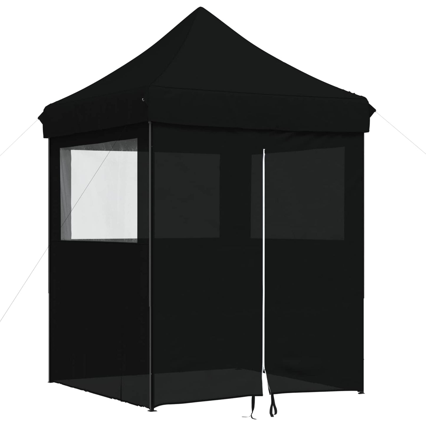 Partytelt Svart 200 x 200 x 306 cm Oxford Stoff vidaXL