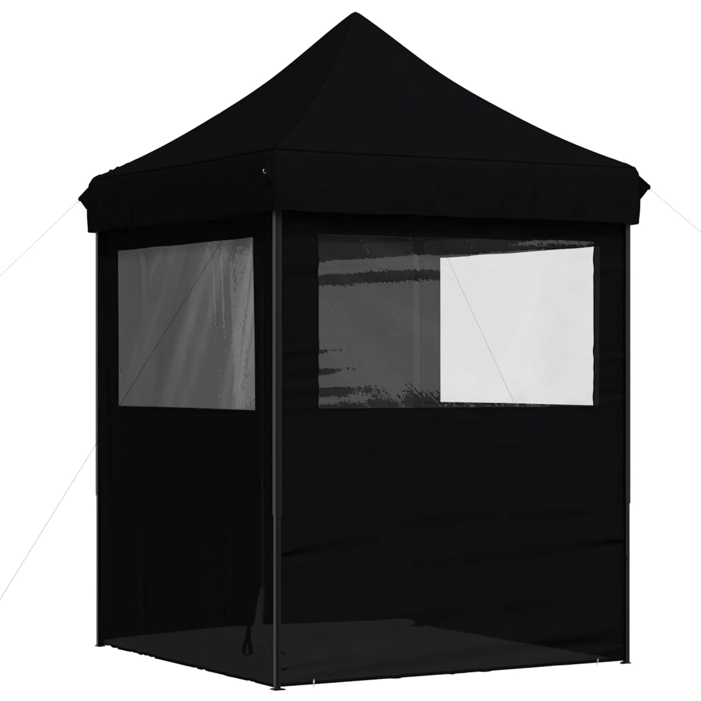 Partytelt Svart 200 x 200 x 306 cm Oxford Stoff vidaXL