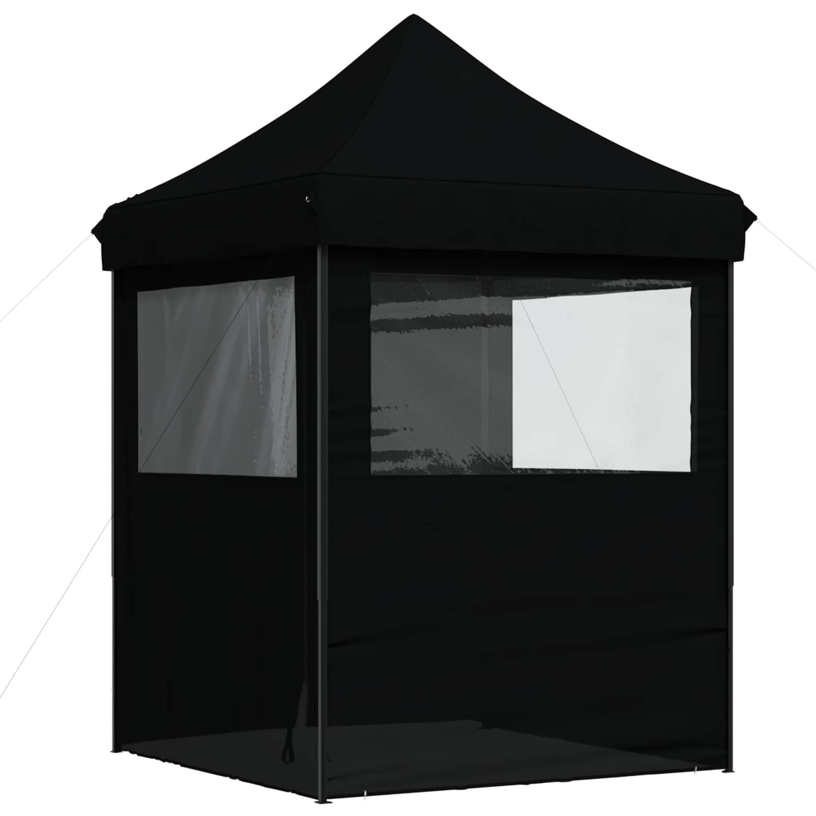 Partytelt Svart 200 x 200 x 306 cm Oxford Stoff vidaXL