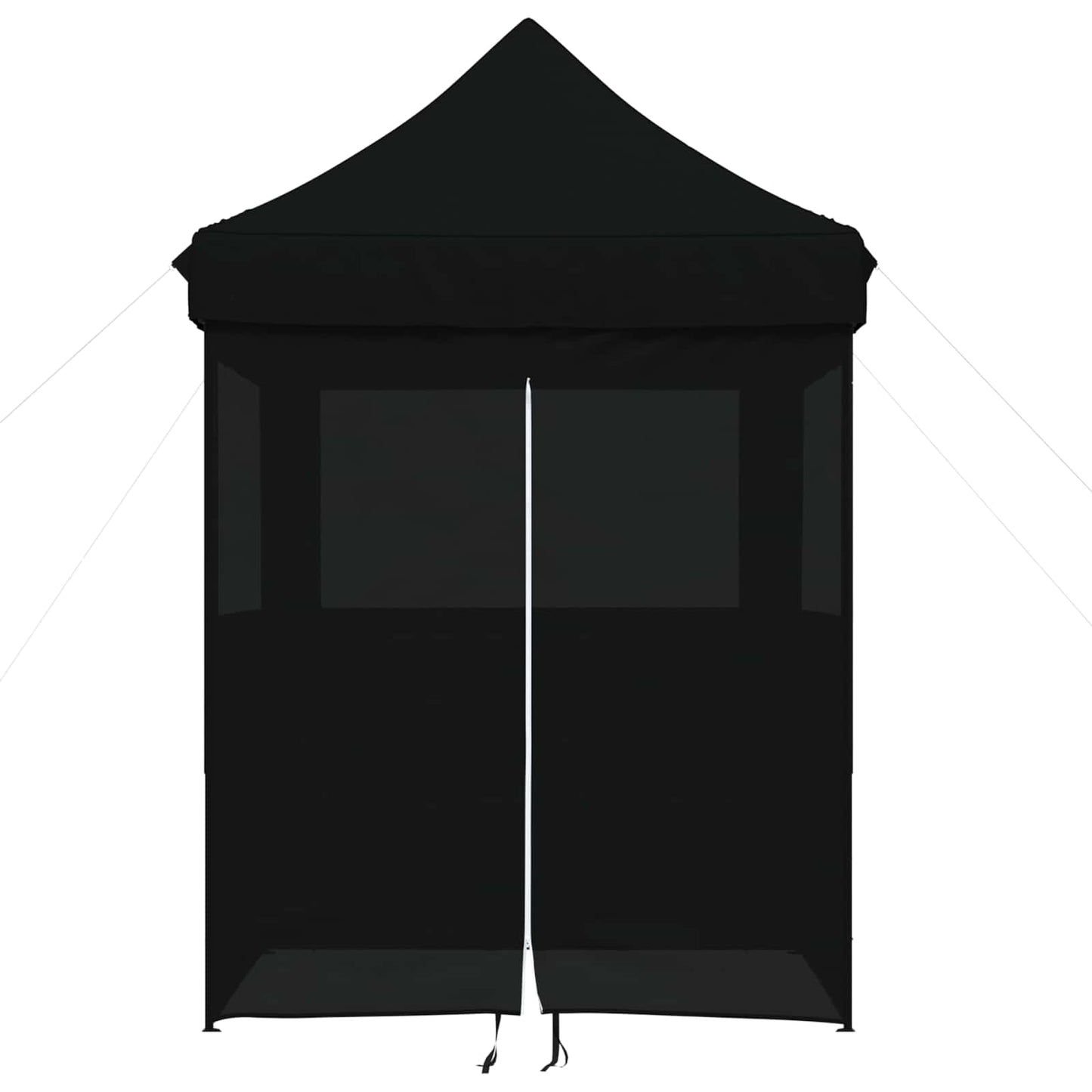 Partytelt Svart 200 x 200 x 306 cm Oxford Stoff vidaXL