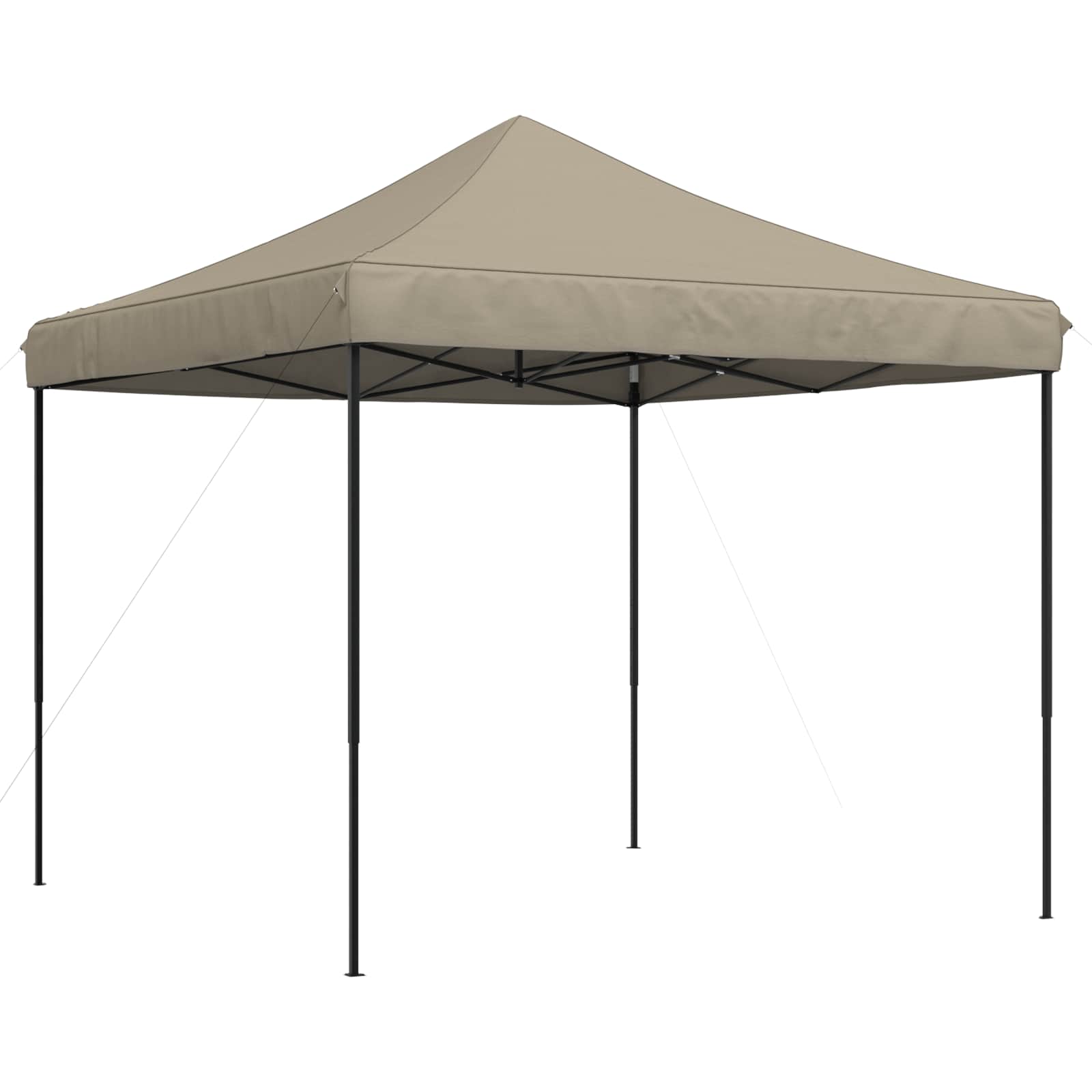 Partytelt Gråbrun 292 x 292 x 315 cm Oxford Stoff vidaXL