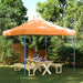 Partytelt Oransje 292 x 292 x 315 cm Oxford Stoff vidaXL
