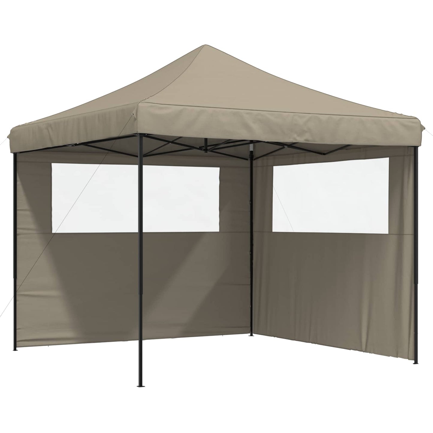 Partytelt Gråbrun 292 x 292 x 315 cm Oxford Stoff vidaXL