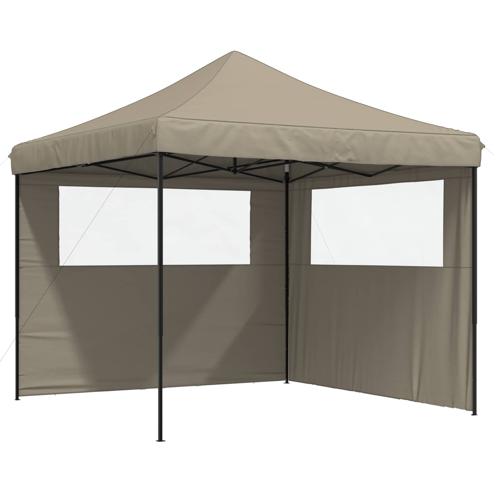 Partytelt Gråbrun 292 x 292 x 315 cm Oxford Stoff vidaXL